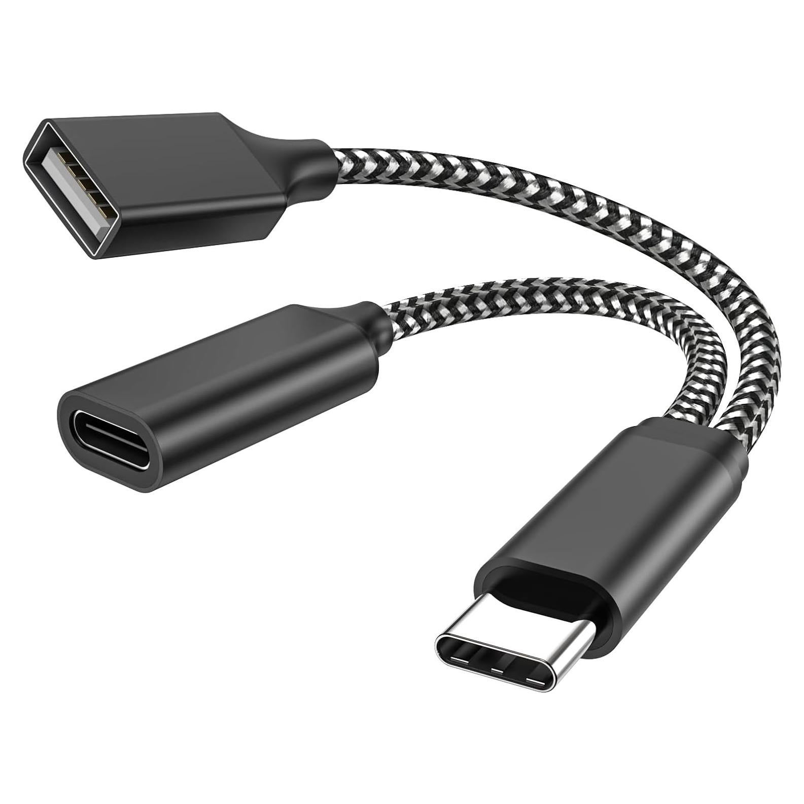 Adaptador USB C OTG MOGOOD 18W PD para Samsung y más
