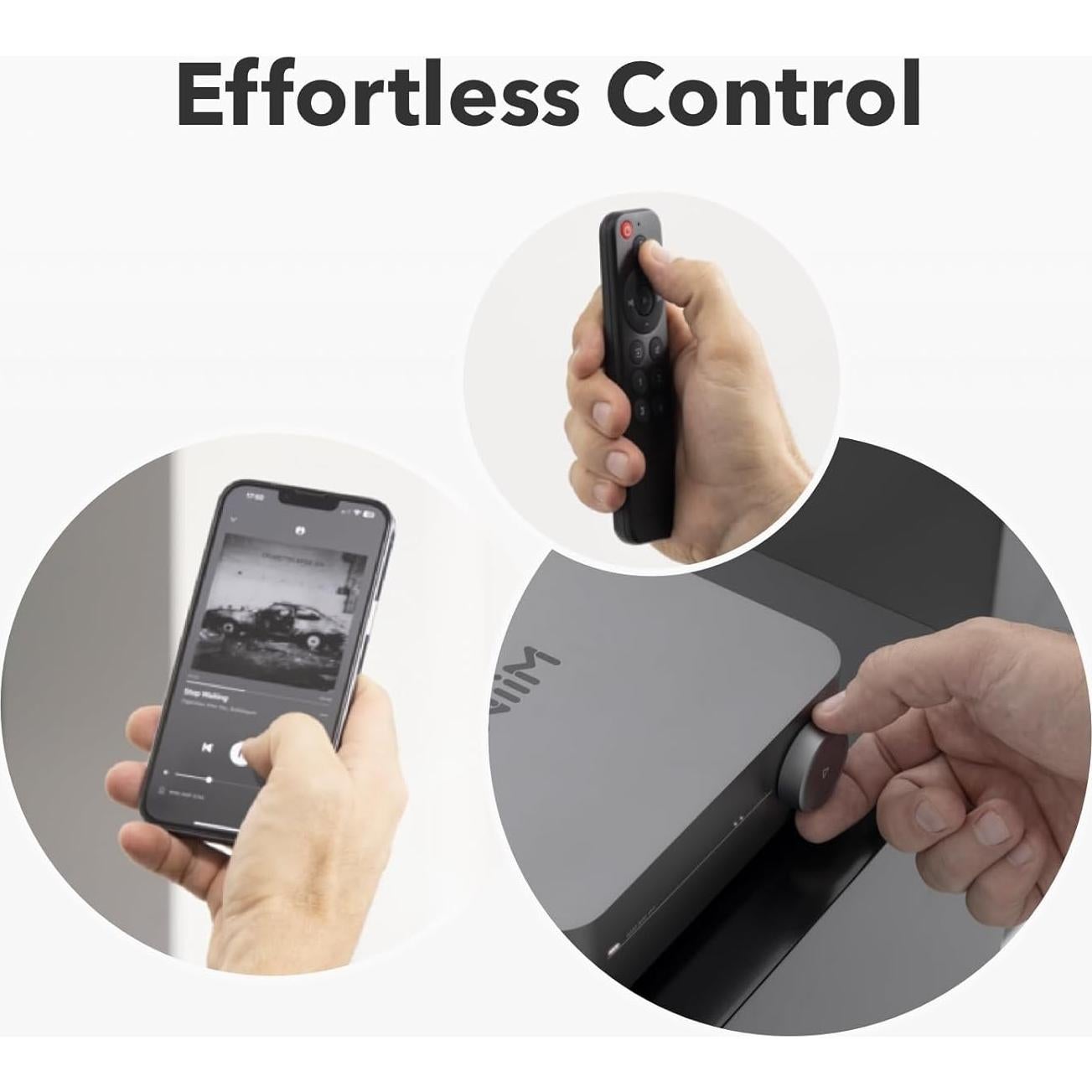 Amplificador Streaming WiiM Amp Pro - 60W/120W - Gris Oscuro