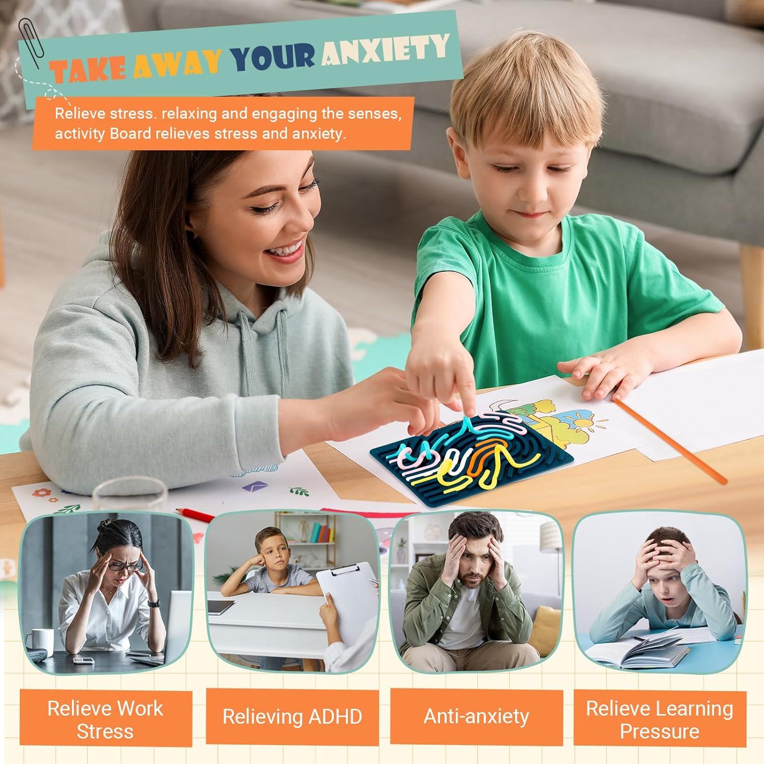 Tablero Sensorial de Silicona JHMFDDSB Verde Oscuro 15 Varillas