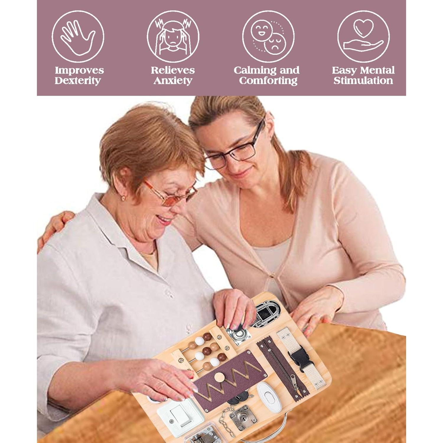 Tablero Ocupacional ZERIFAM para Demencia y Alzheimer 30x20cm