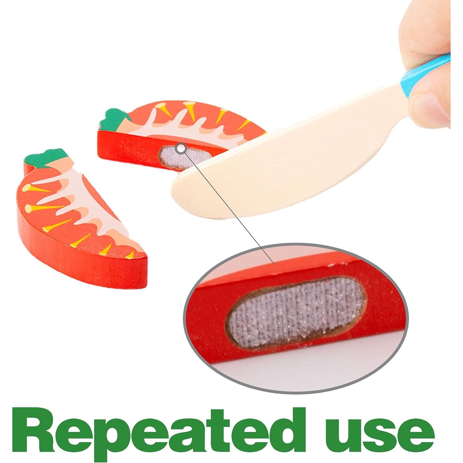 Rompecabezas de Madera CUCOS Frutas 18.03 cm para Niños 1-5 Años