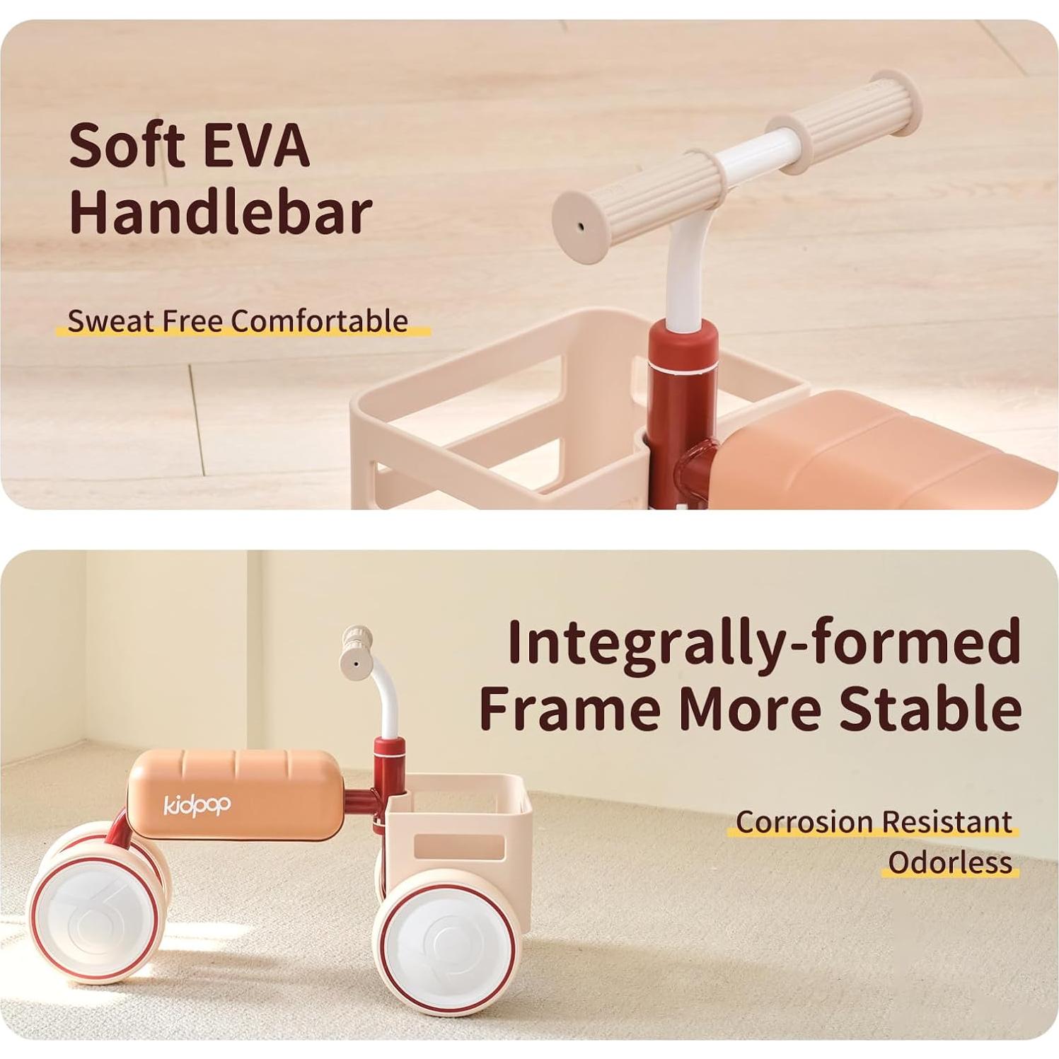 Andador Convertible KIDPOP TOAST con Asiento Desmontable y Canasta