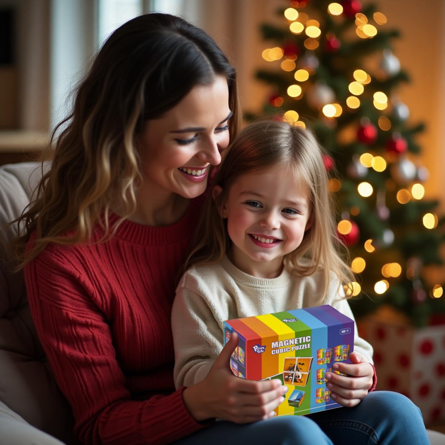 Bloques Magnéticos Montessori Pairez Toys 24 PCS 36 Patrones