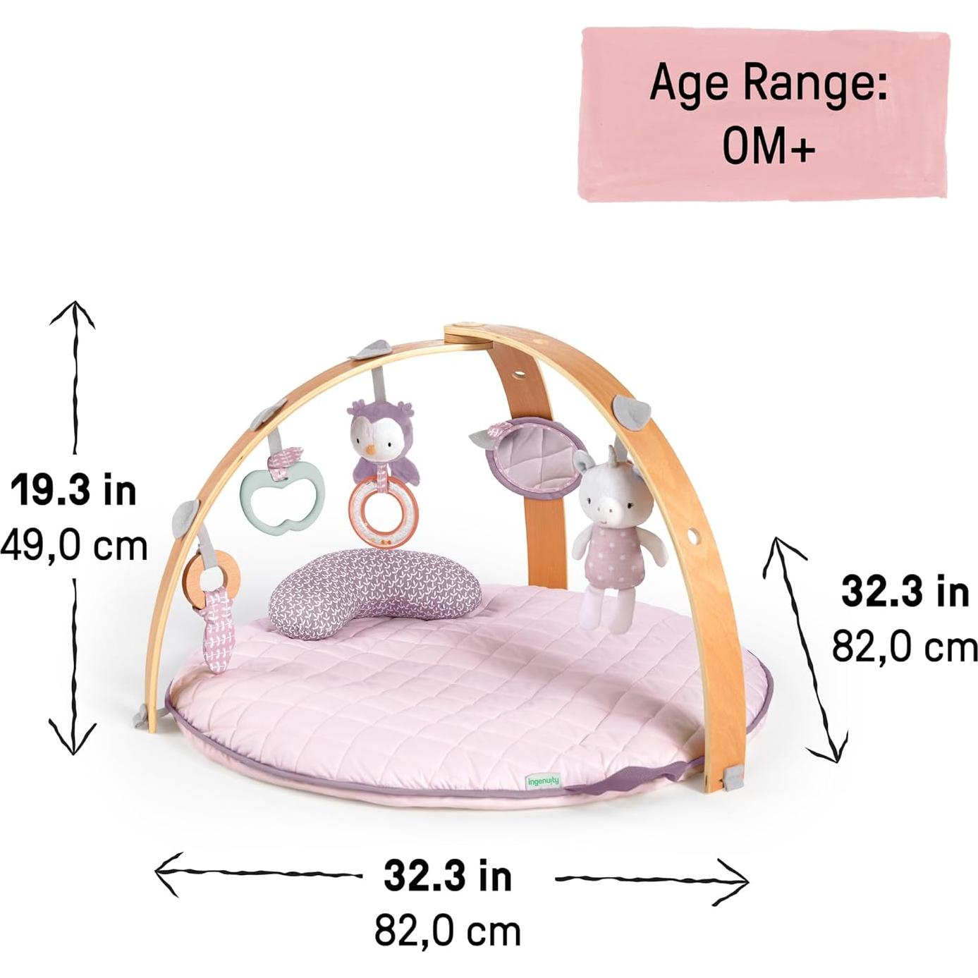 Gimnasio de Actividad Ingenuity Cozy Spot Calla - Tapete Reversible