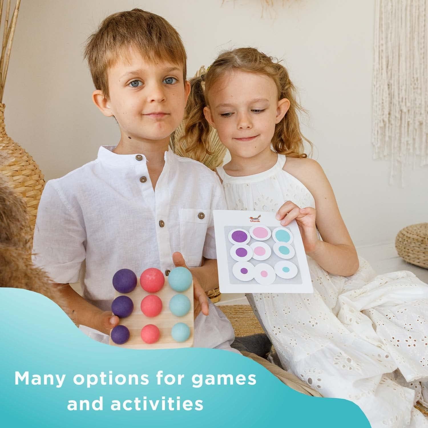 Juguete Montessori Ulanik - 36 Piezas de Clasificación de Colores