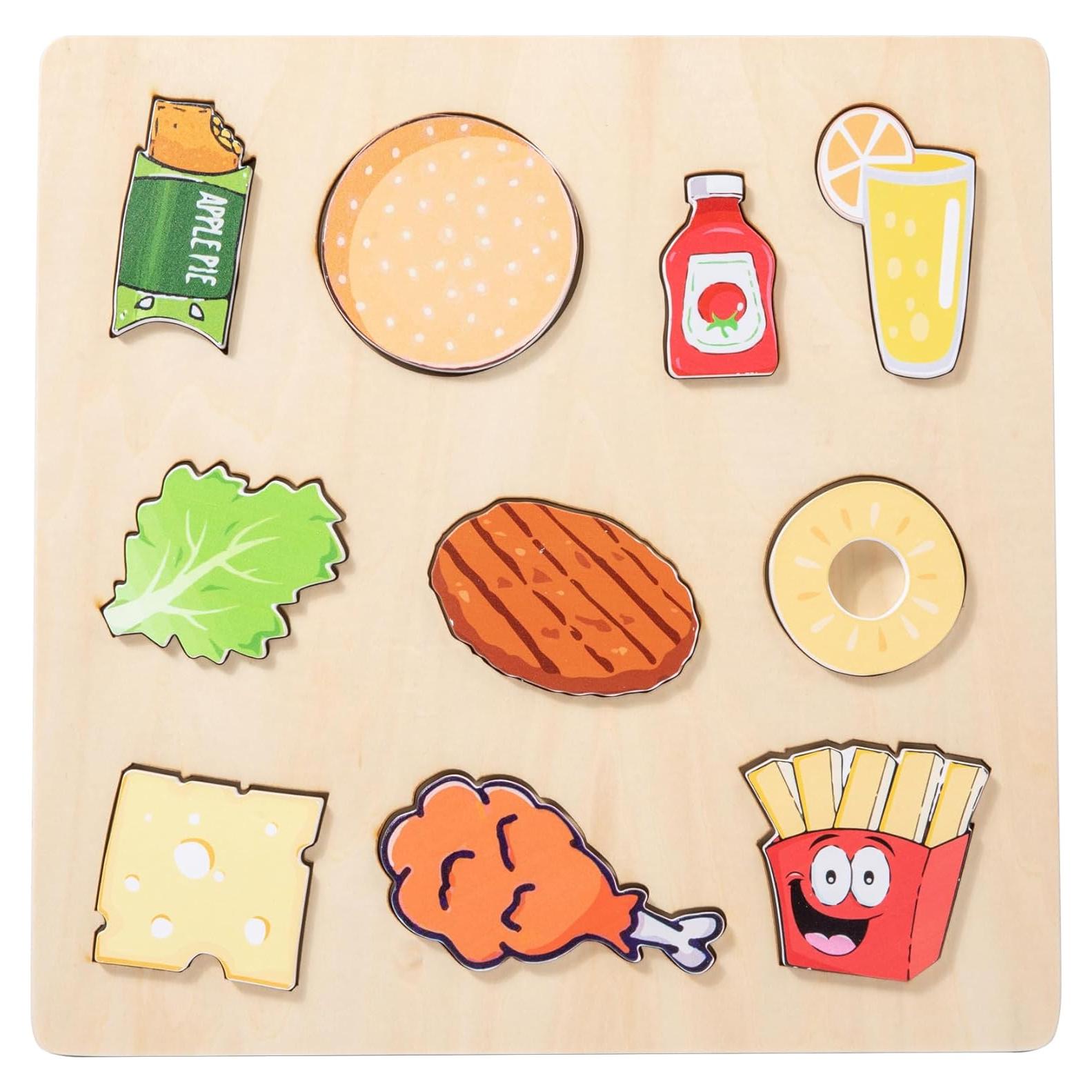 Rompecabezas de Madera Montessori Adena Juguete Cocina Falsa