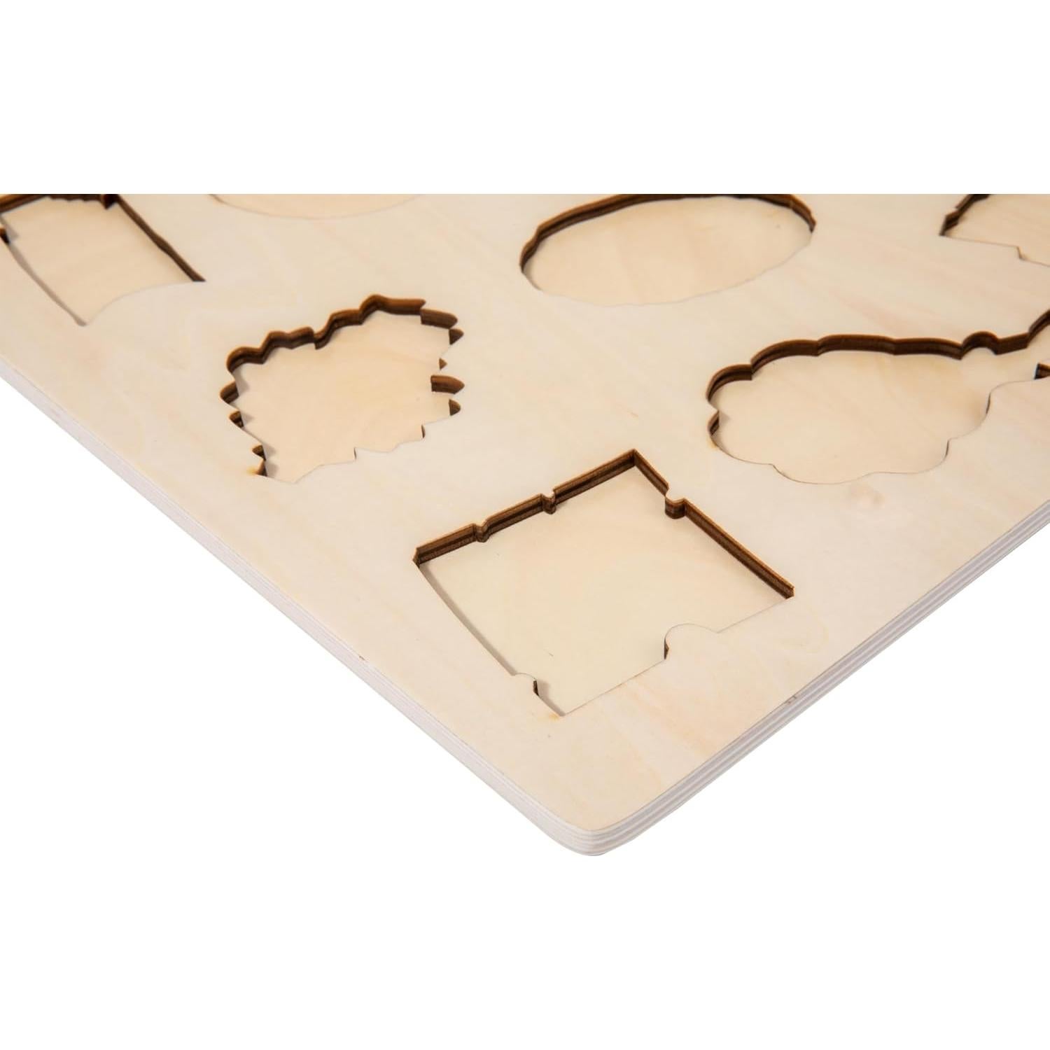 Rompecabezas de Madera Montessori Adena Juguete Cocina Falsa