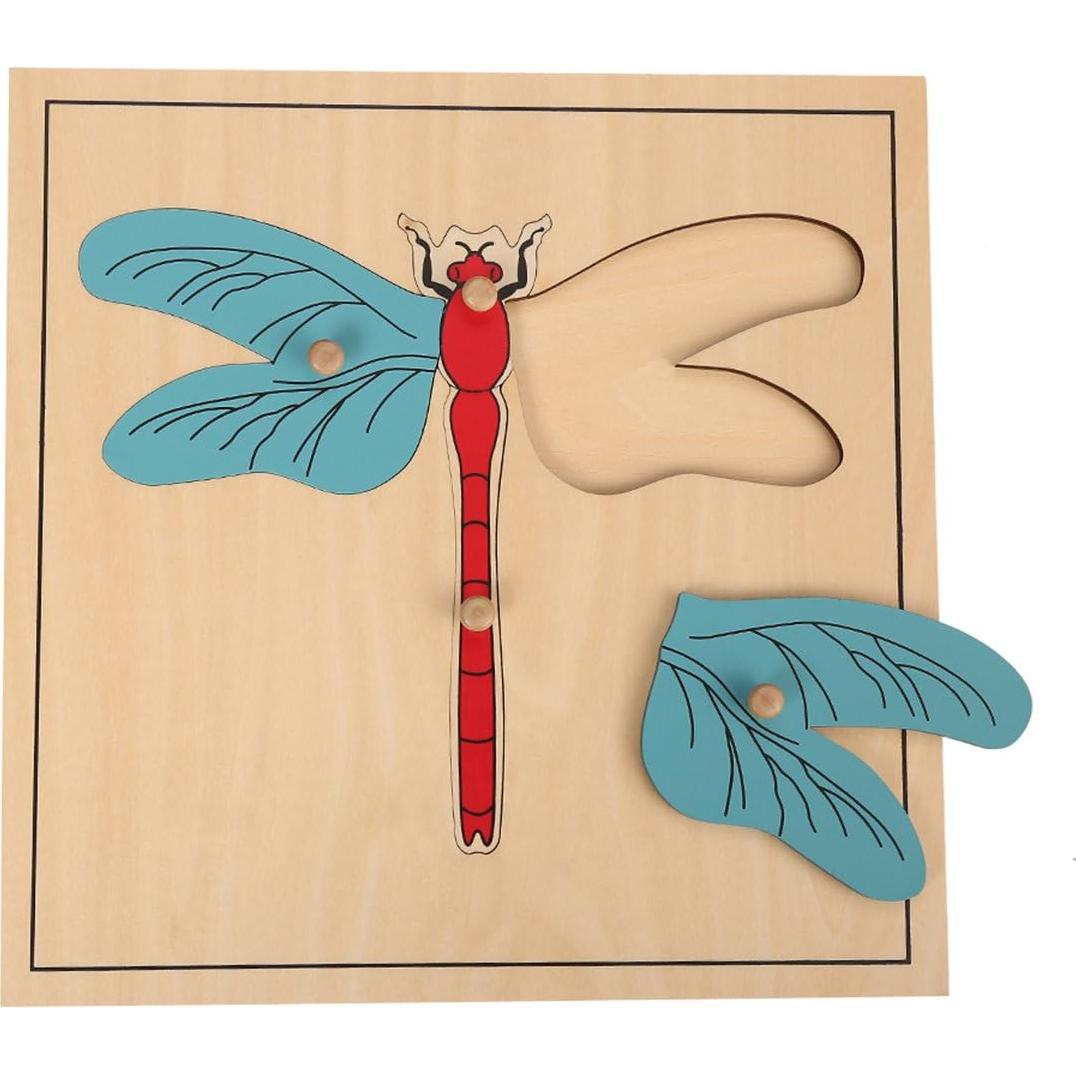 Puzzle de Libélula Montessori MEYOR 25.4x25.4 cm para Bebés