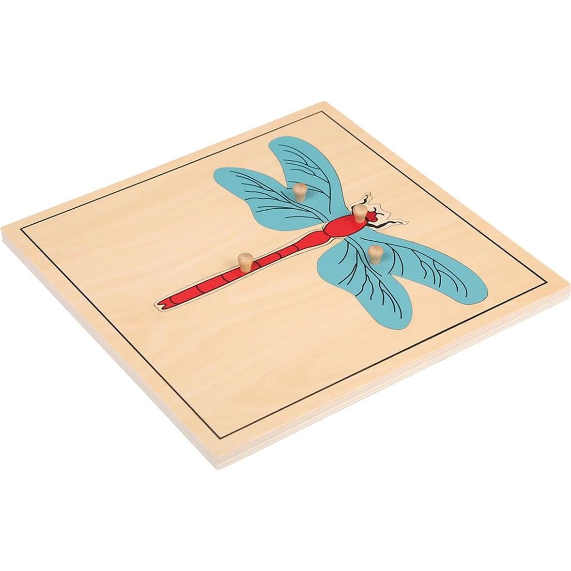 Puzzle de Libélula Montessori MEYOR 25.4x25.4 cm para Bebés