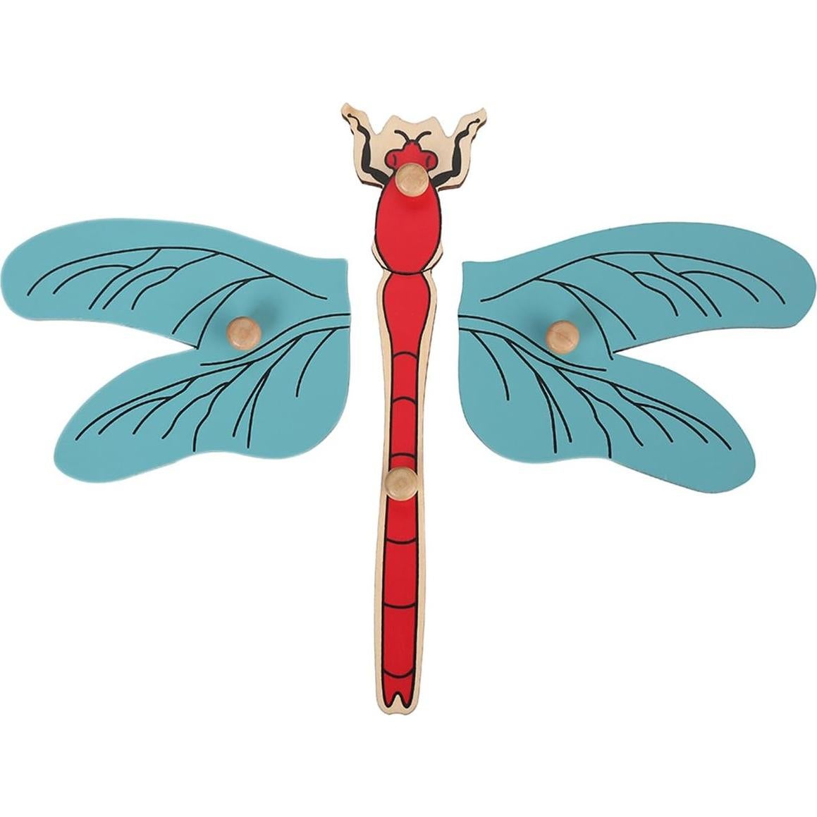 Puzzle de Libélula Montessori MEYOR 25.4x25.4 cm para Bebés