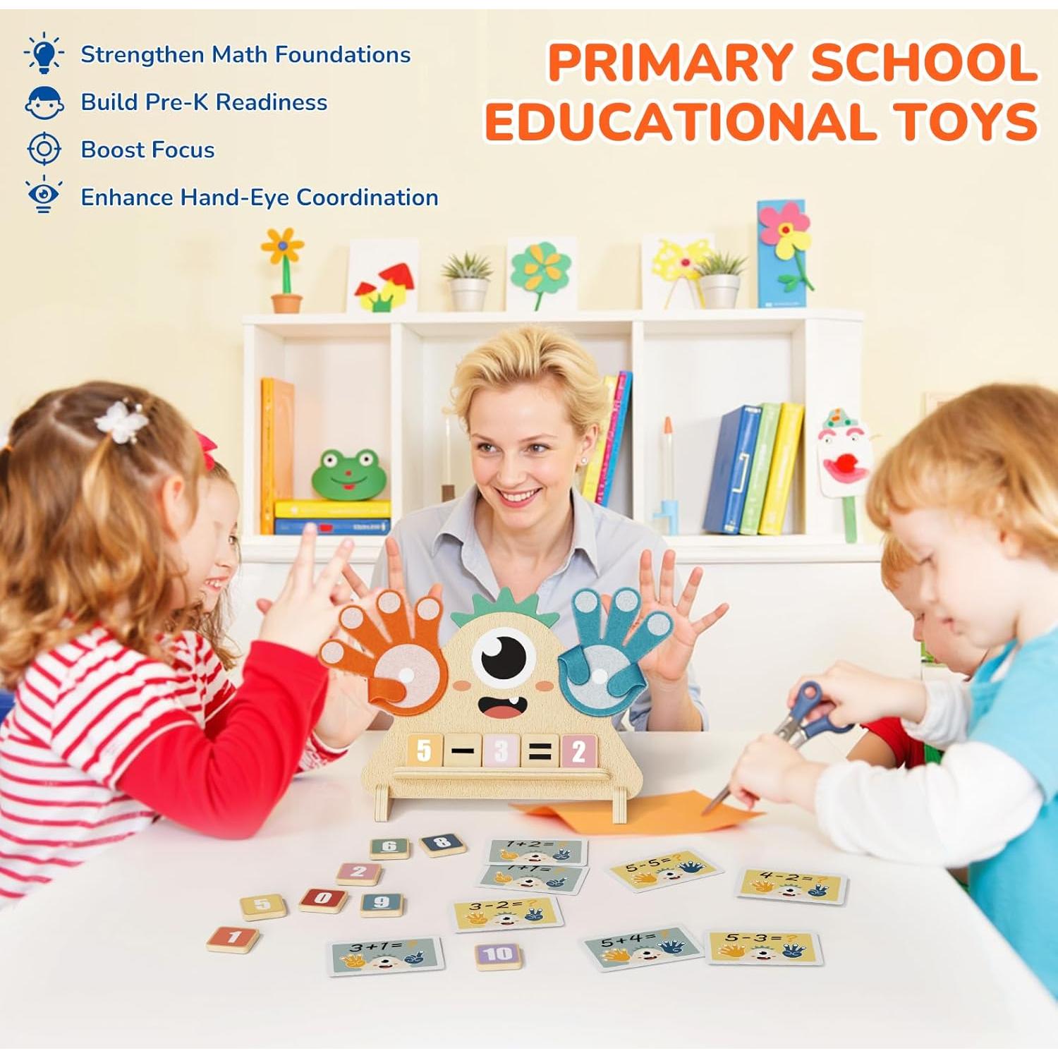 Juguetes Montessori Paisure para Niños 3-5 Años - Matemáticas