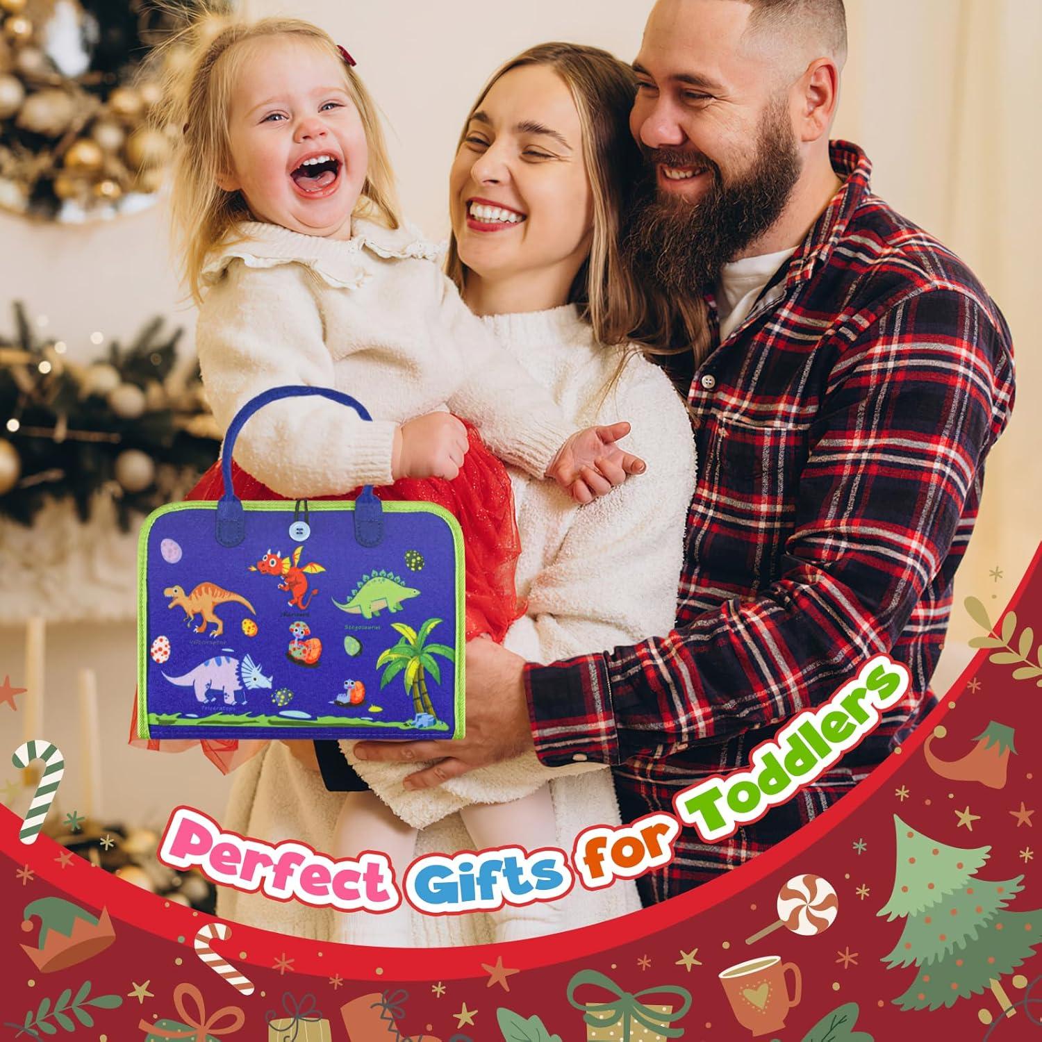 Libro Ocupado Sensorial Montessori Asten 25-en-1 Azul