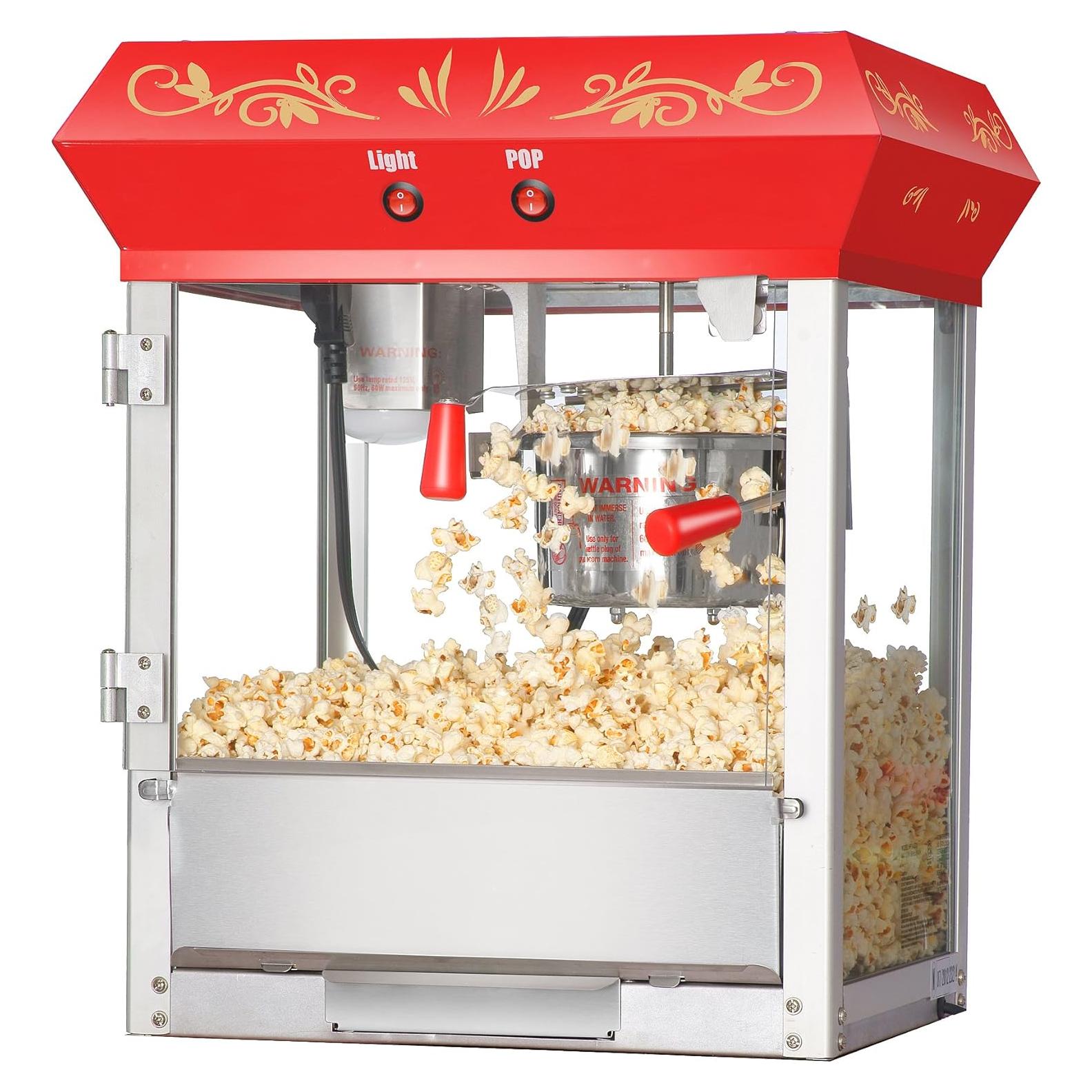 Máquina de Palomitas Great Northern Popcorn 4 Onzas Roja