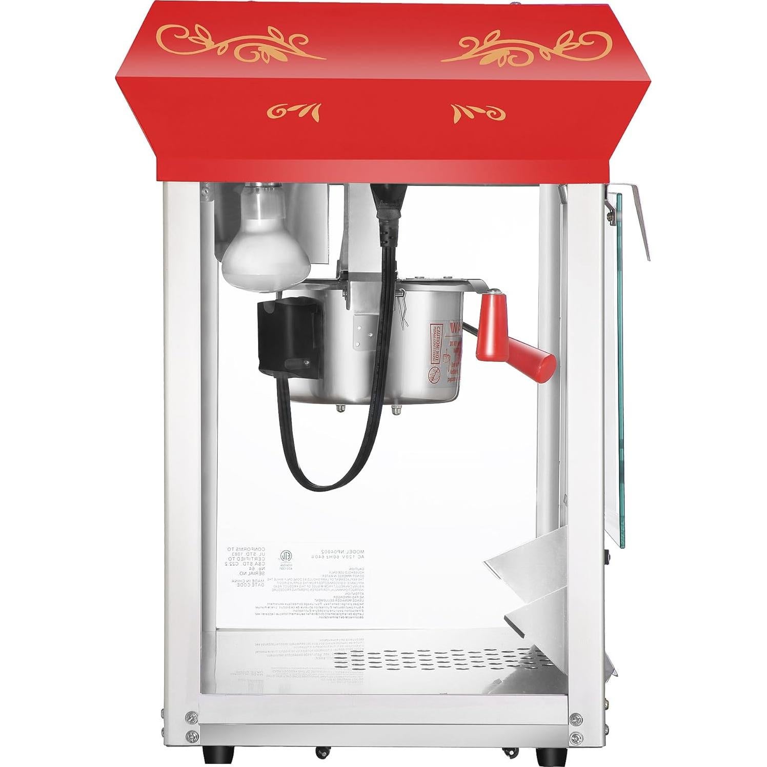 Máquina de Palomitas Great Northern Popcorn 4 Onzas Roja