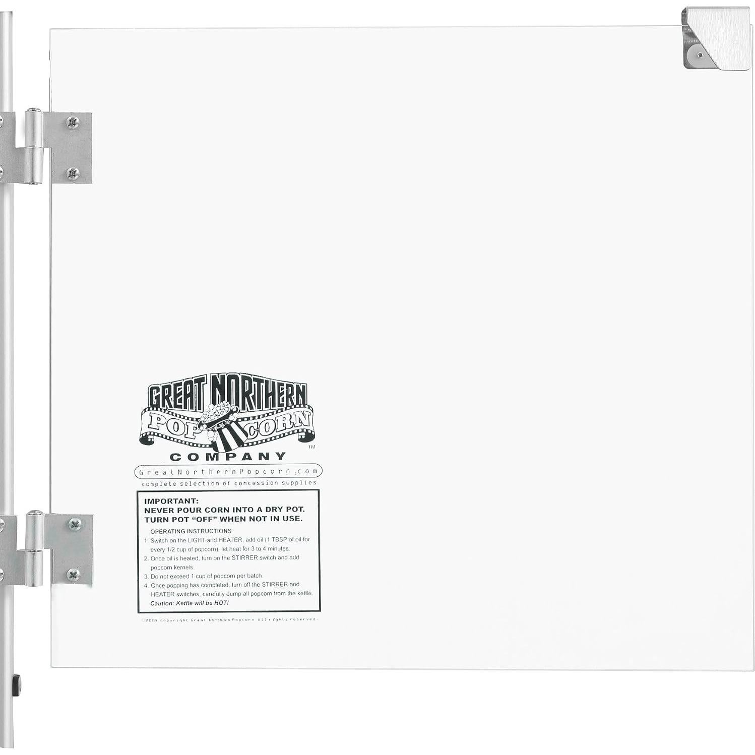 Máquina de Palomitas Great Northern Popcorn 4 Onzas Roja