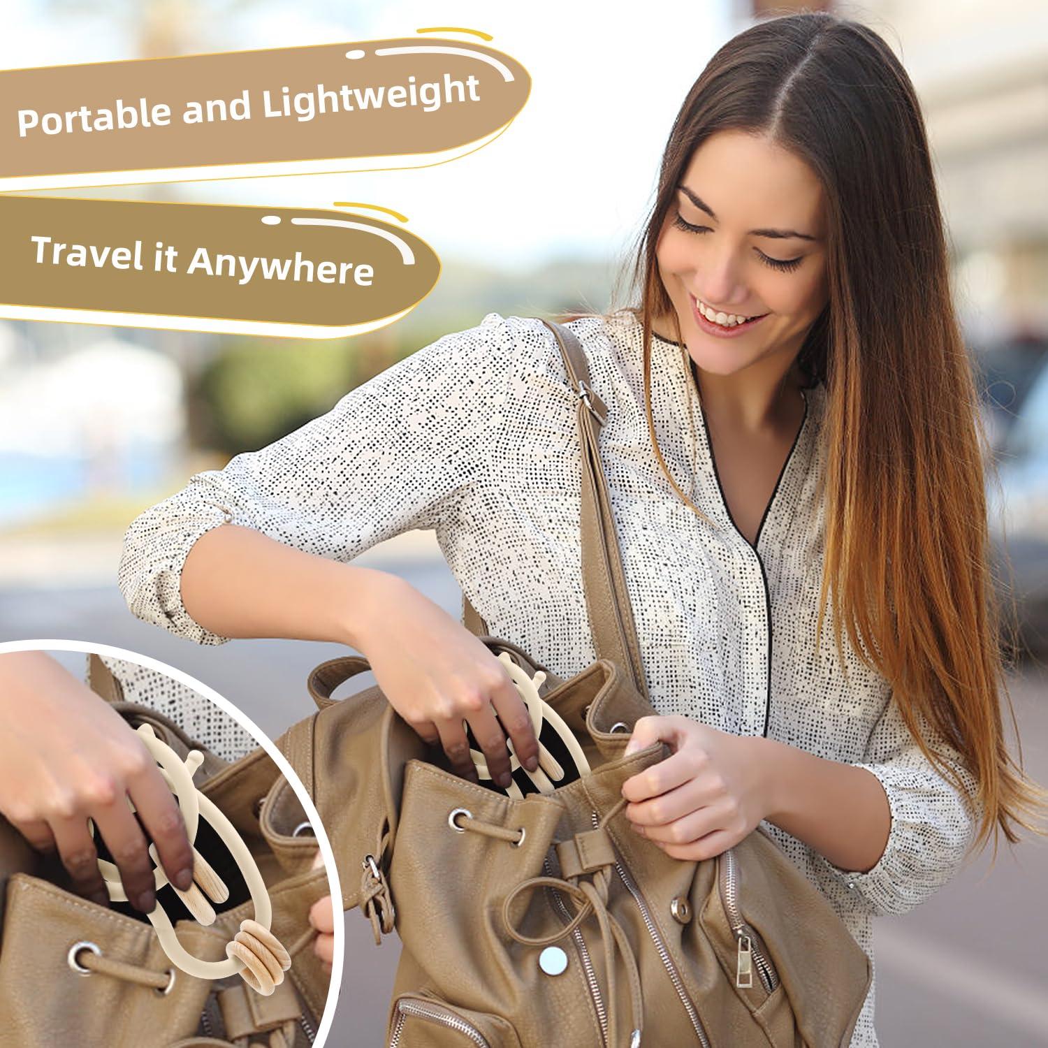 Juguete de Succión Montessori Aituitui Beige para Bebés 6-24 Meses