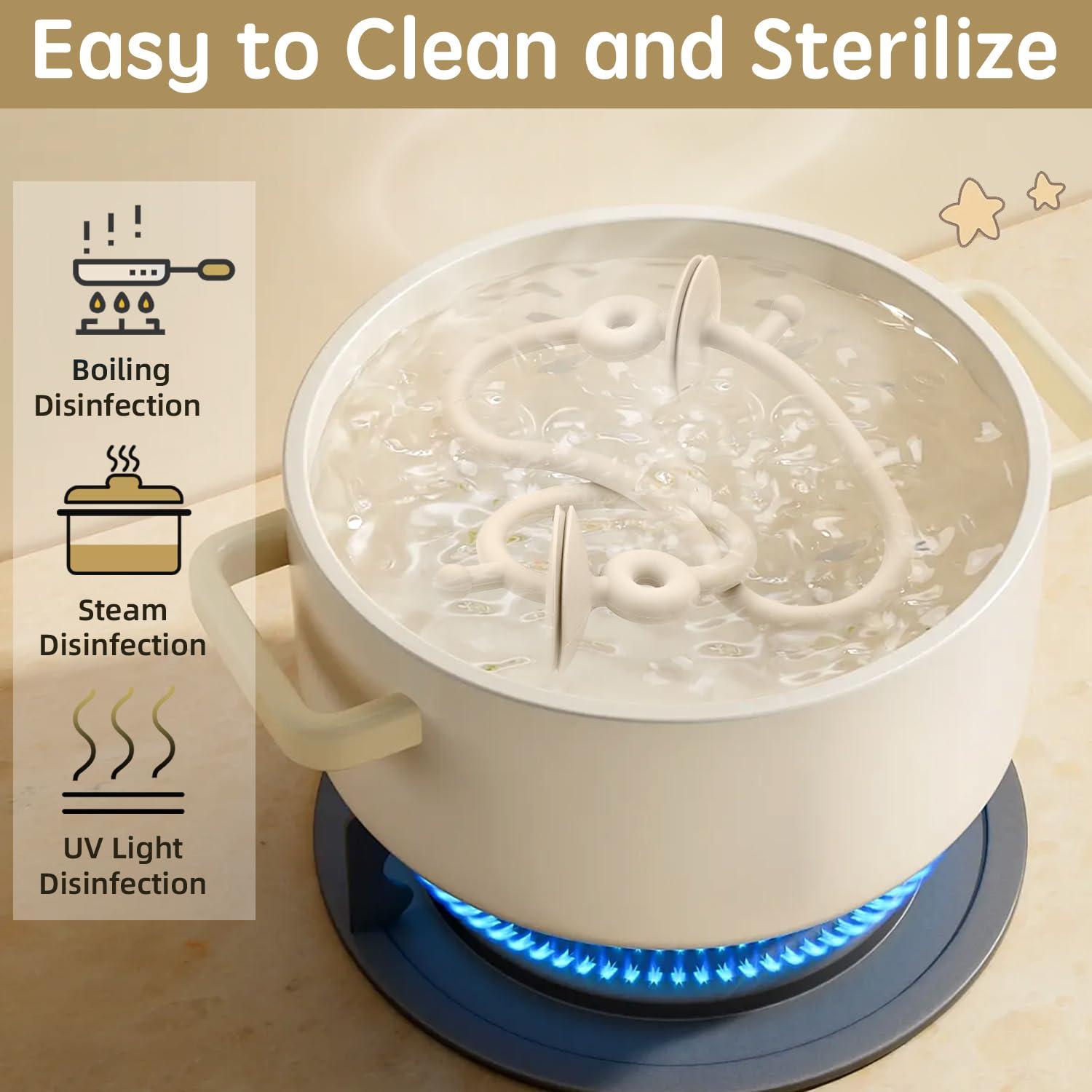 Juguete de Succión Montessori Aituitui Beige para Bebés 6-24 Meses