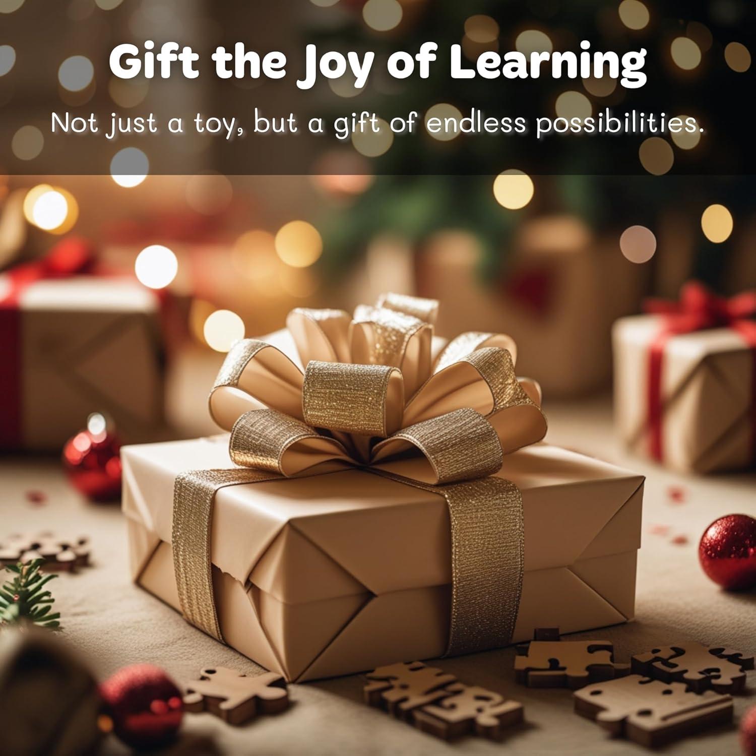 Juguetes de Madera Montessori BEKILOLE para Niños 3+ Años