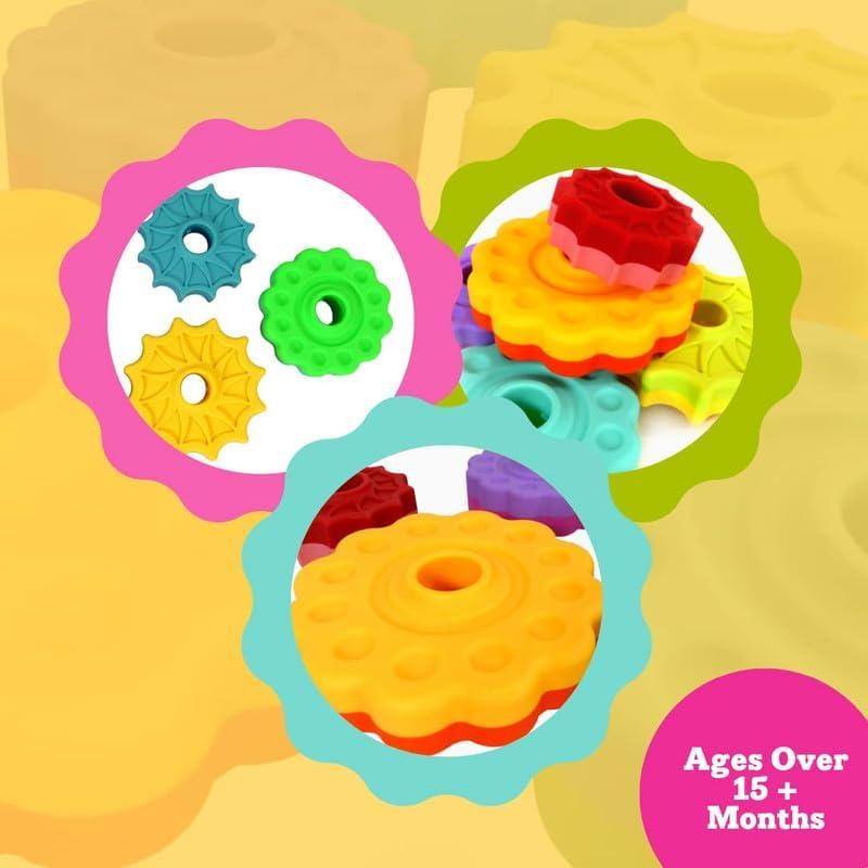 Juguete Apilable Giratorio Toddler Tested Arcoíris 12.7cm