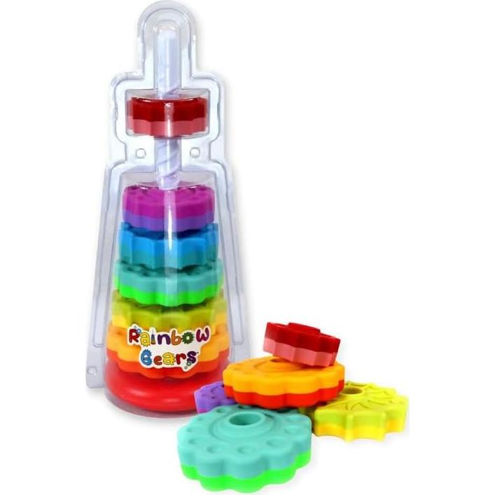 Juguete Apilable Giratorio Toddler Tested Arcoíris 12.7cm