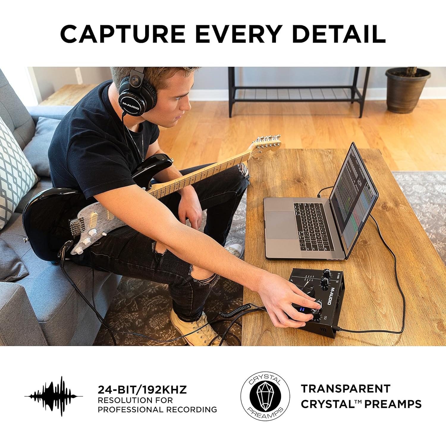 Paquete Estudio Grabación Akai MPK Mini MK3 + M-Audio AIR 192I4