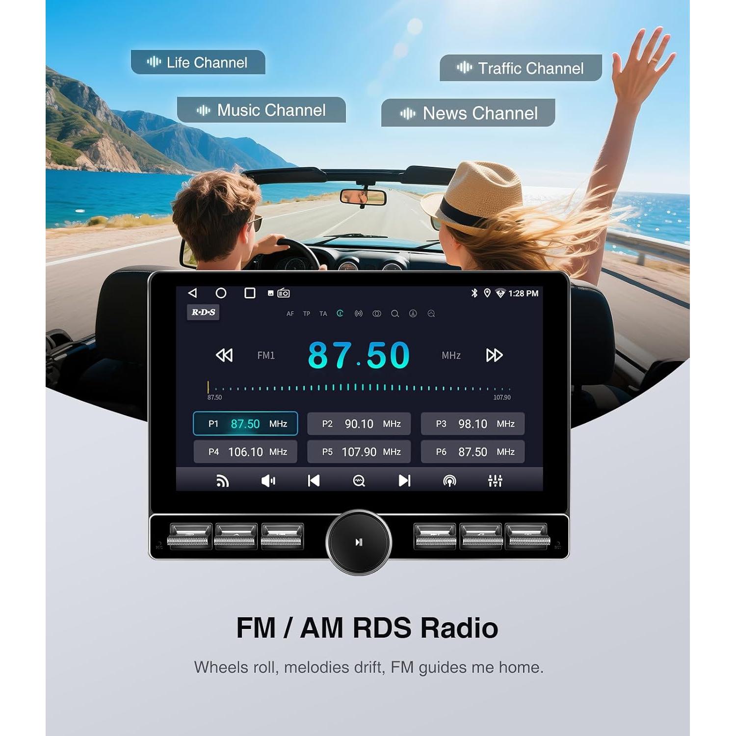 Estéreo Toyota Tacoma 2005-2015 AINAVITO 10" CarPlay Android Auto