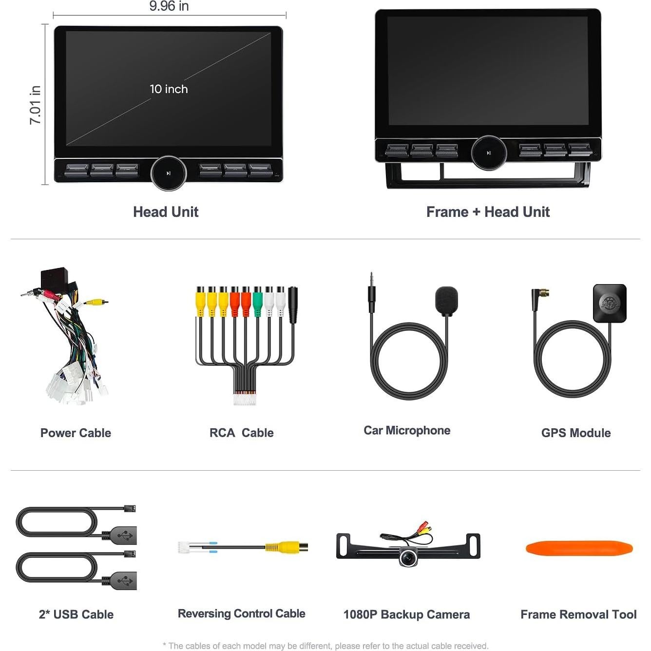 Estéreo Toyota Tacoma 2005-2015 AINAVITO 10" CarPlay Android Auto