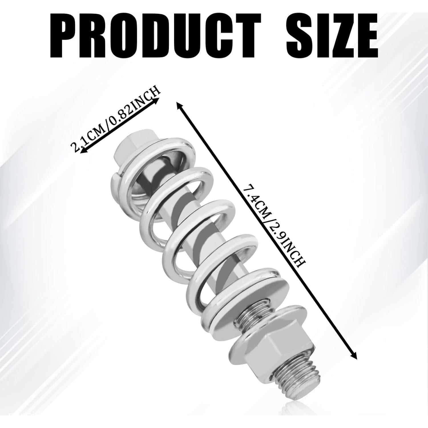 Kit de Reparación de Escape QQWD-QGLS01 - 2 Pernos M10x1.5 mm