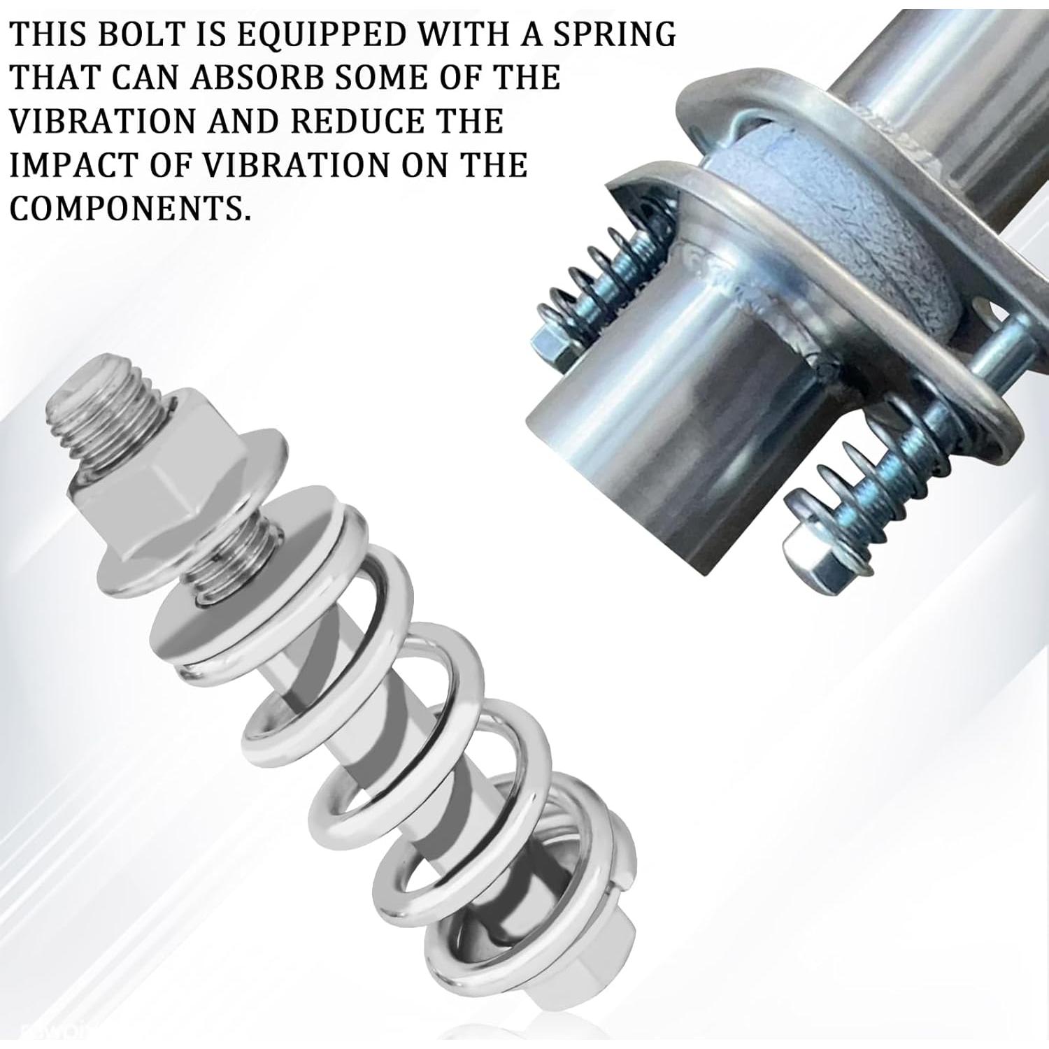 Kit de Reparación de Escape QQWD-QGLS01 - 2 Pernos M10x1.5 mm