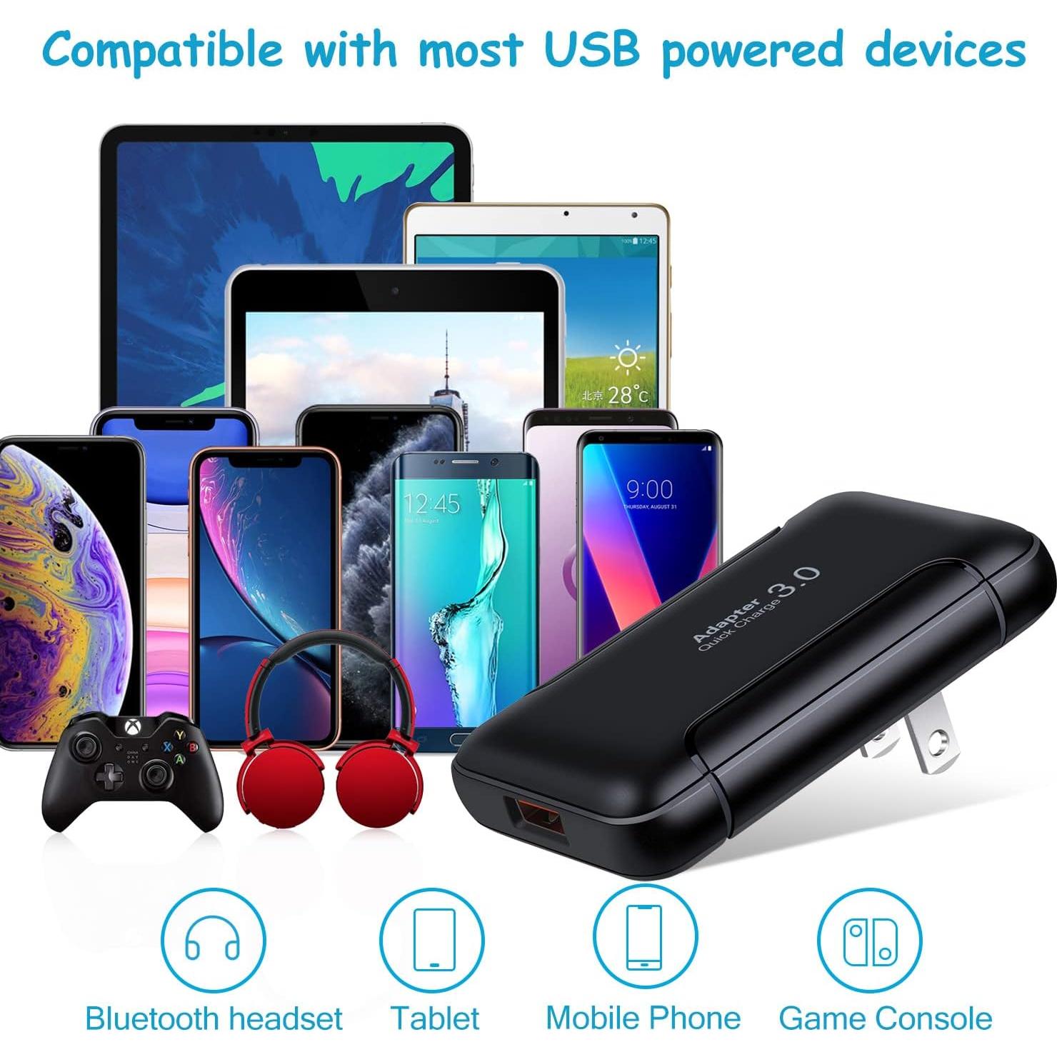 Cargador de Pared USB Costyle 18W Carga Rápida 3.0 2 Piezas