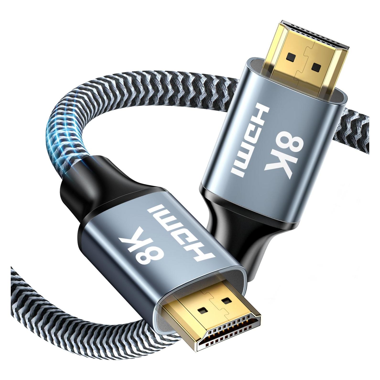 Cable HDMI 8K 0.3m CABNEER 2.1 Alta Velocidad 48Gbps