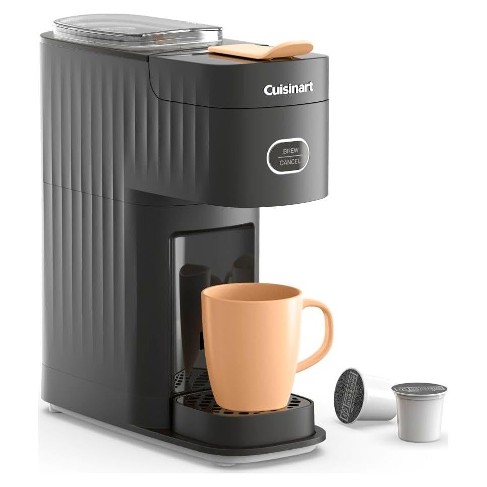 Cafetera de Una Sola Taza Cuisinart Soho Negra SS-7BK 230V
