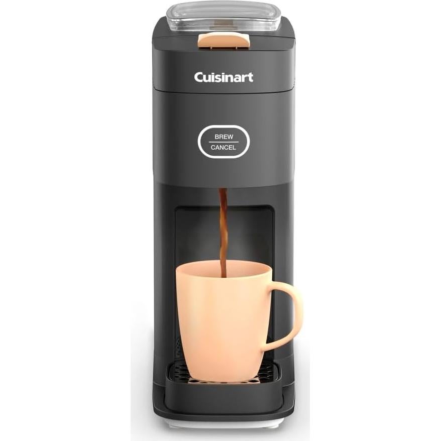 Cafetera de Una Sola Taza Cuisinart Soho Negra SS-7BK 230V