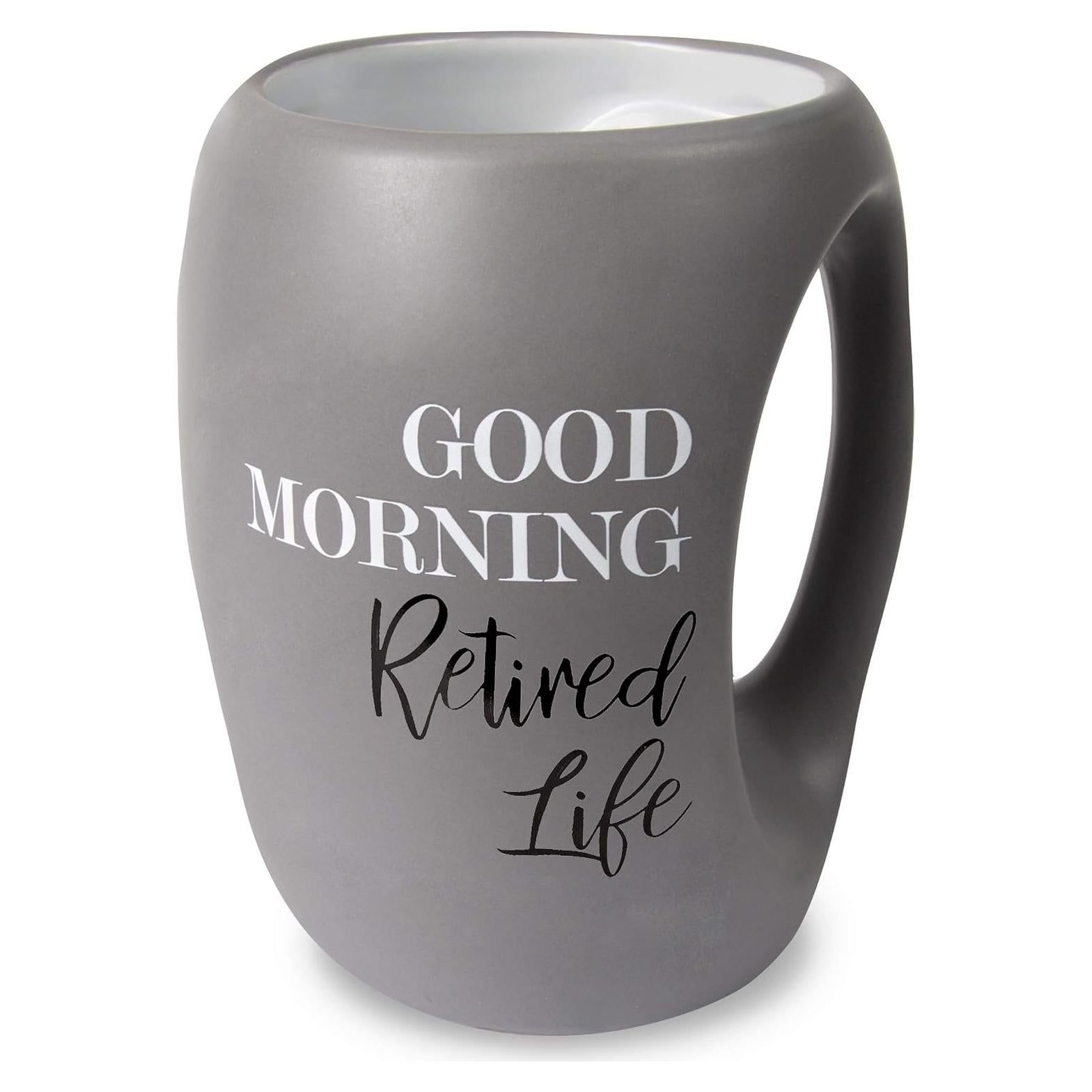 Taza de Cerámica Pavilion Gift Company 473 ml Gris Buen Día