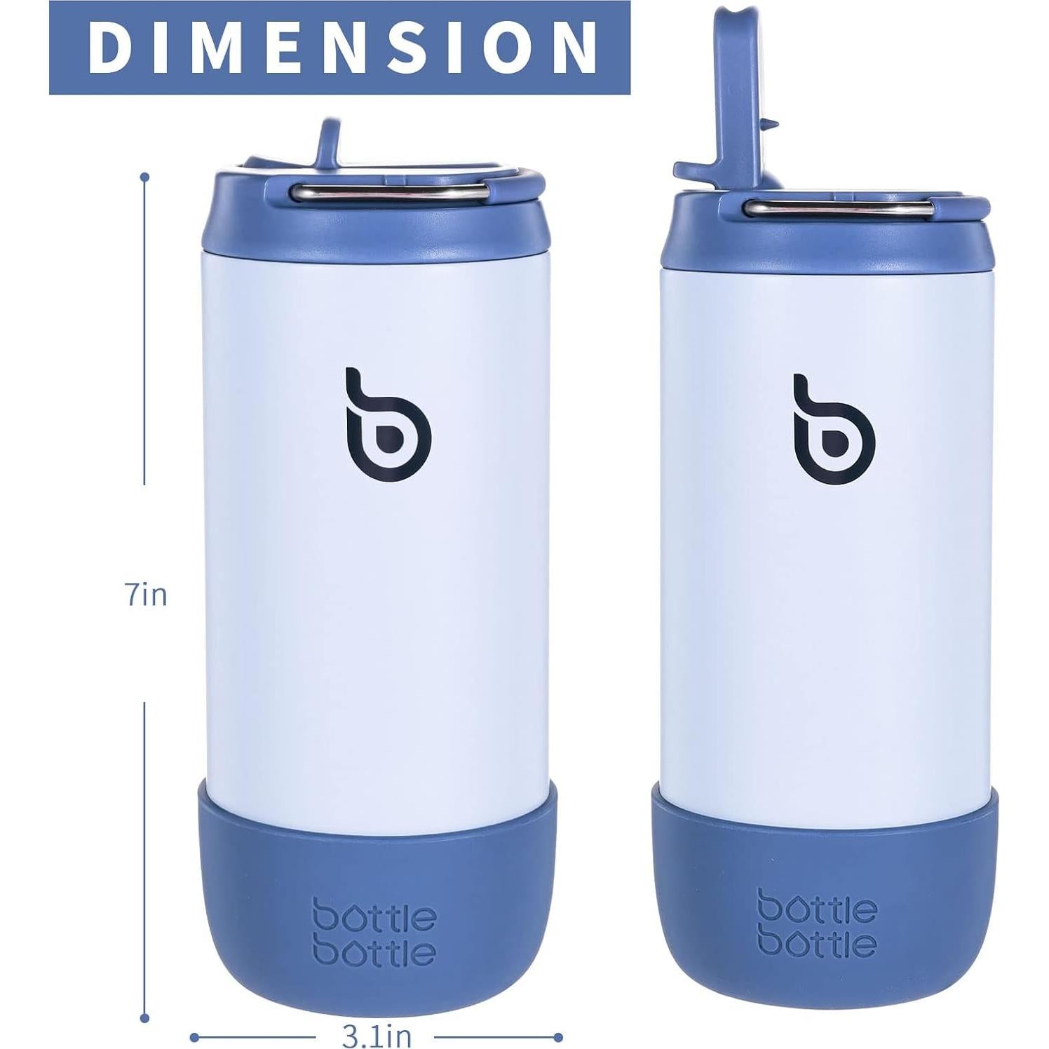 Botella de Agua Aislada para Niños BOTELLA BOTELLA 0.35L Azul