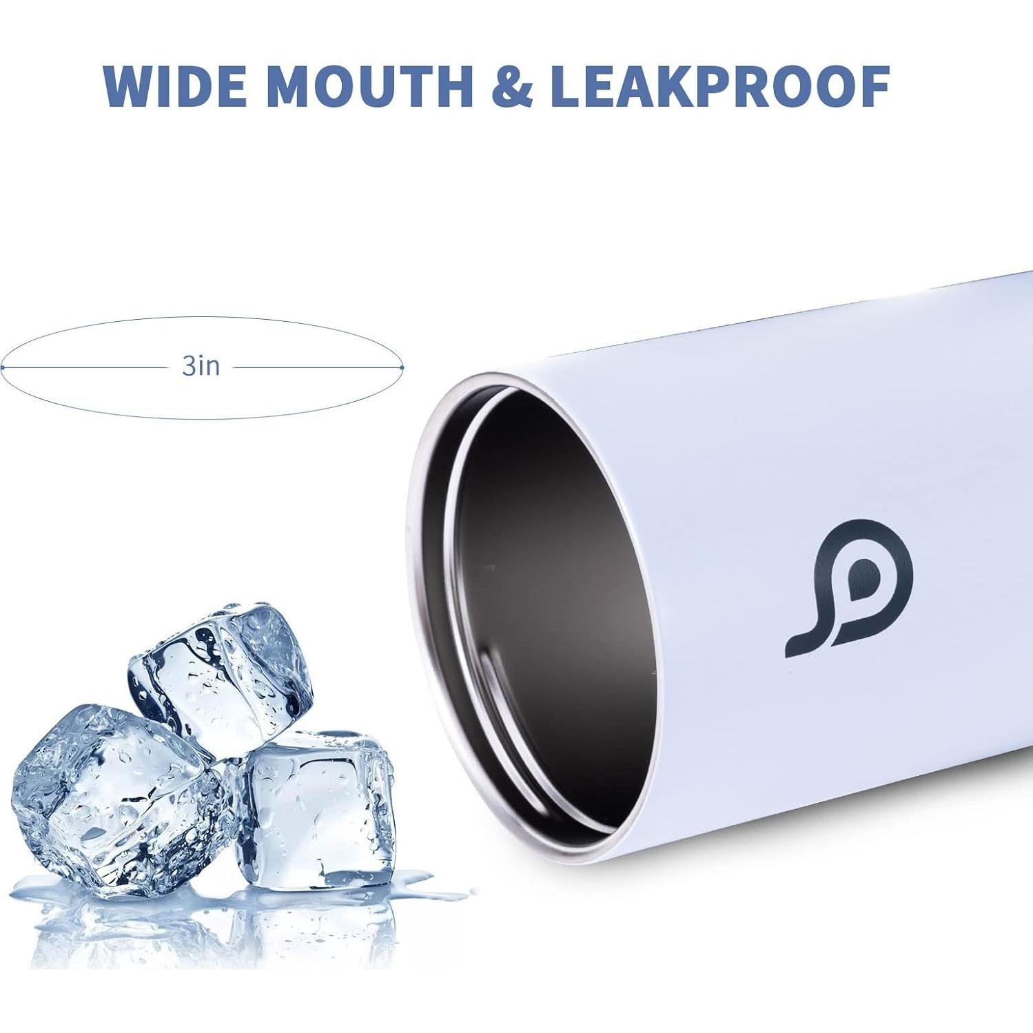 Botella de Agua Aislada para Niños BOTELLA BOTELLA 0.35L Azul