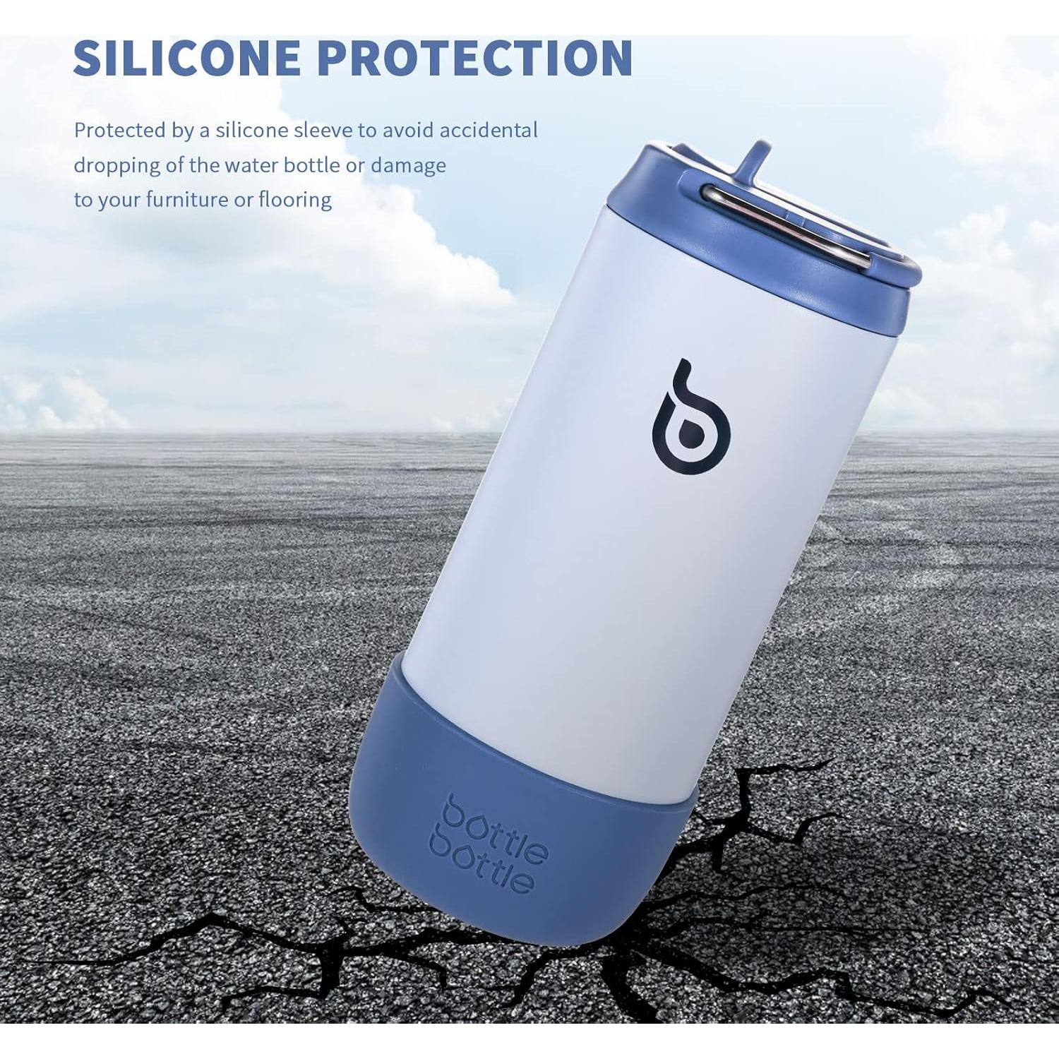 Botella de Agua Aislada para Niños BOTELLA BOTELLA 0.35L Azul