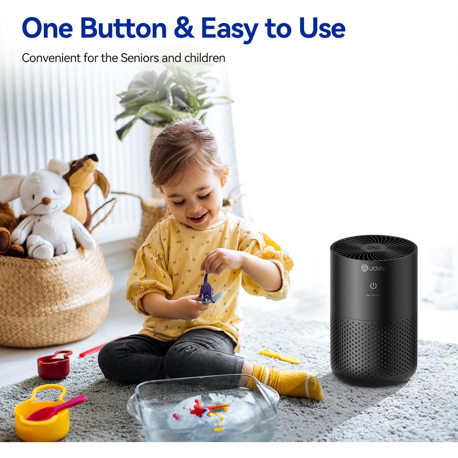 Purificador de Aire Aucleia KQ-31 para Dormitorio 54.6 m² 20dB