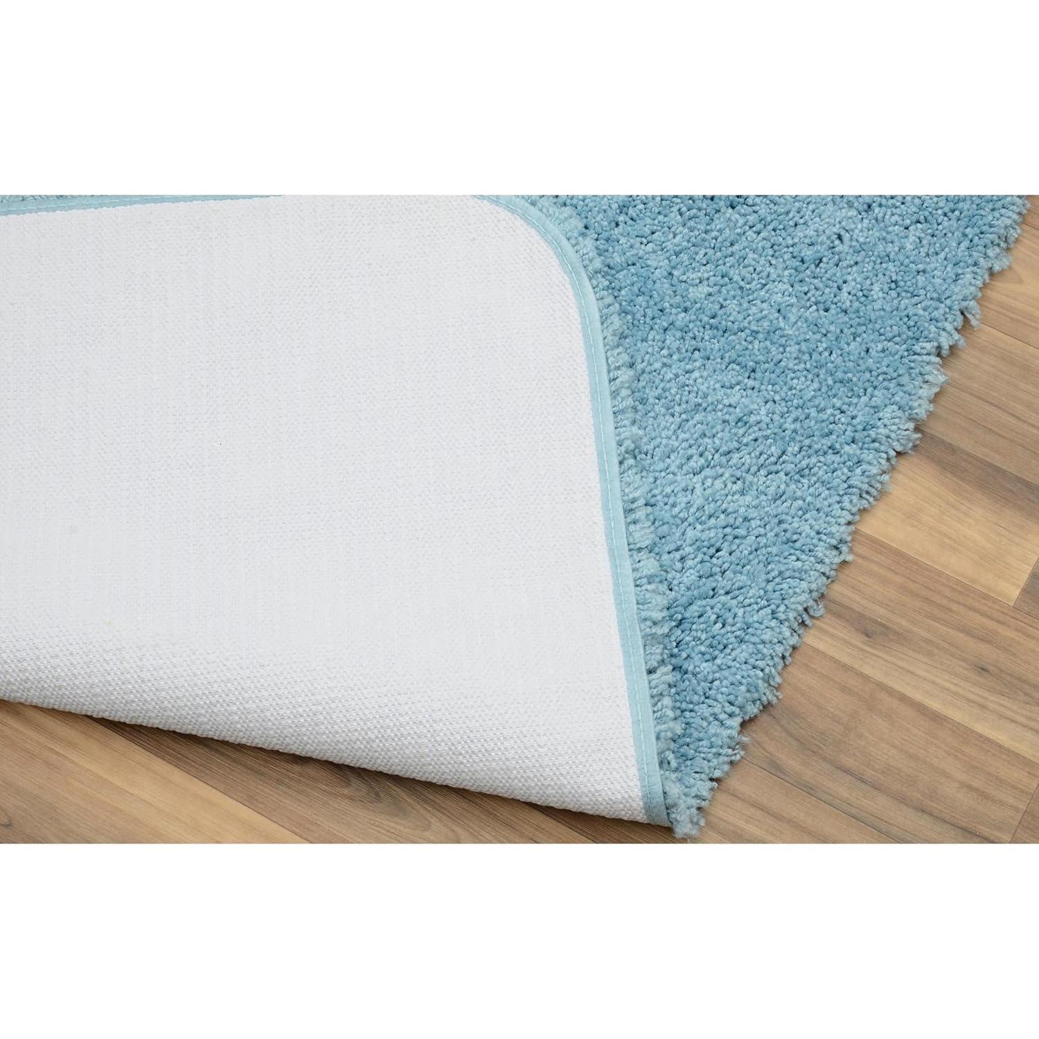 Alfombrilla de Baño Shaggy Garland Rug 55.88x152.4cm Basin Blue