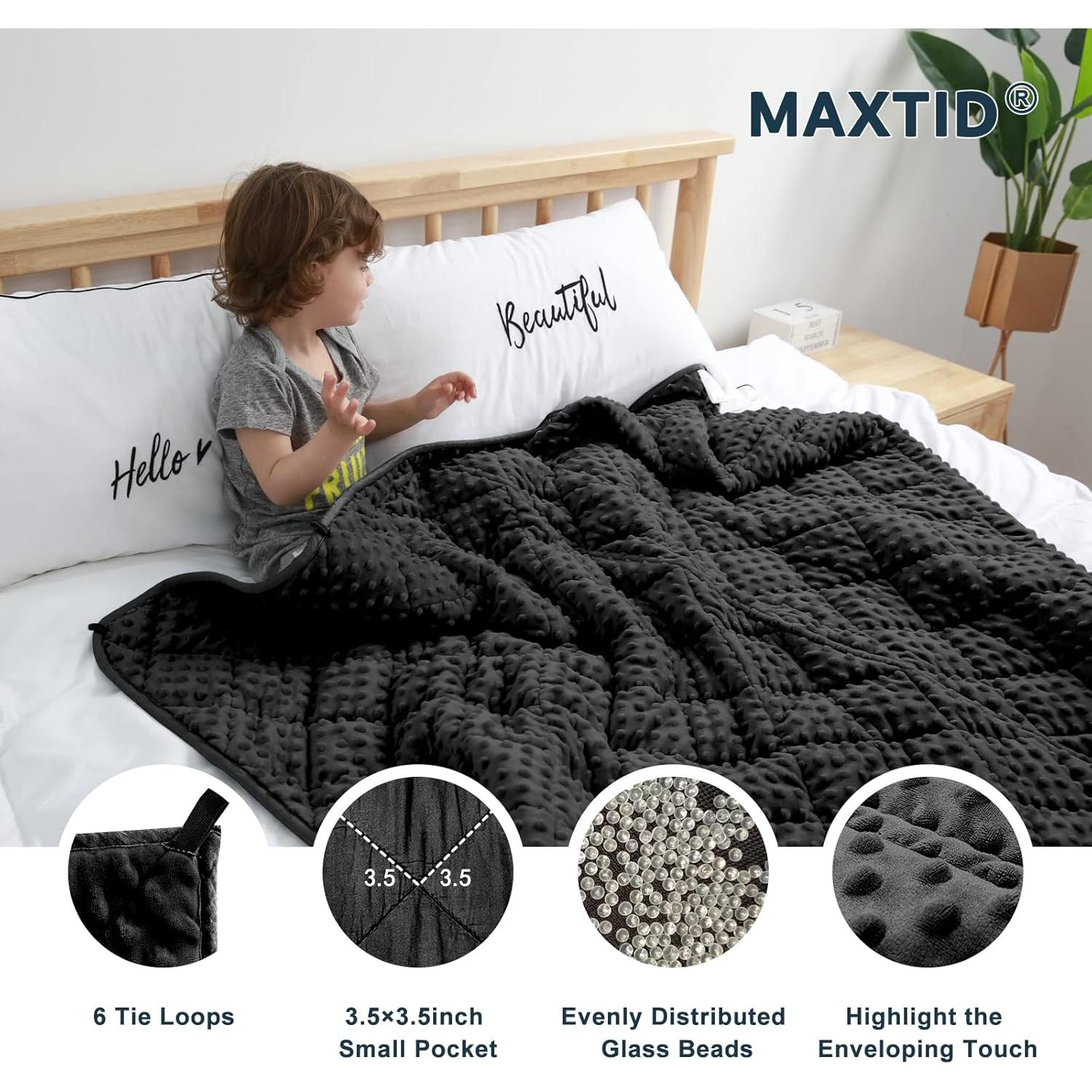 Manta Ponderada para Niños MAXTID 1.36 kg Reversible 91x122 cm