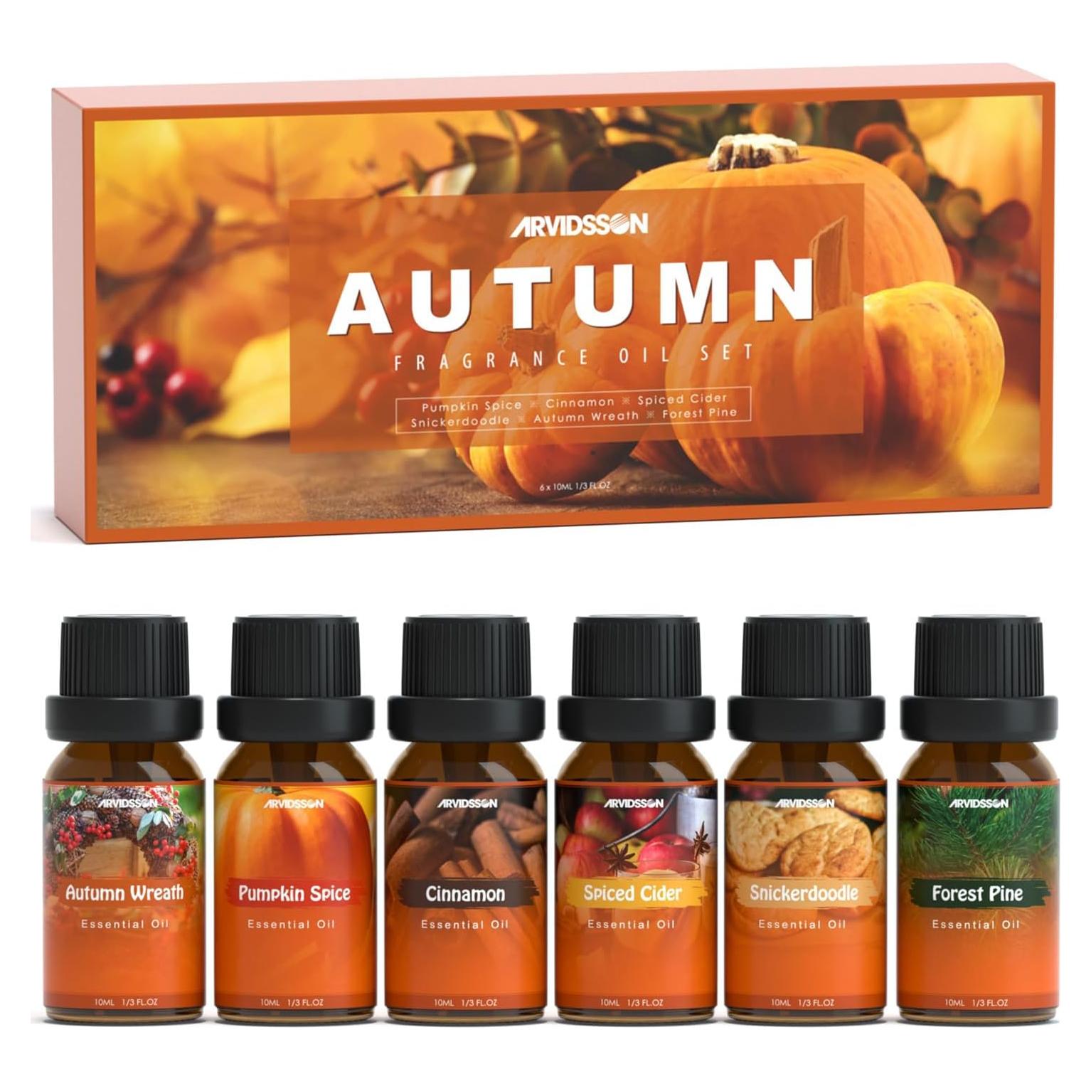 Juego de Aceites Aromáticos ARVIDSSON Otoño 6x10ml