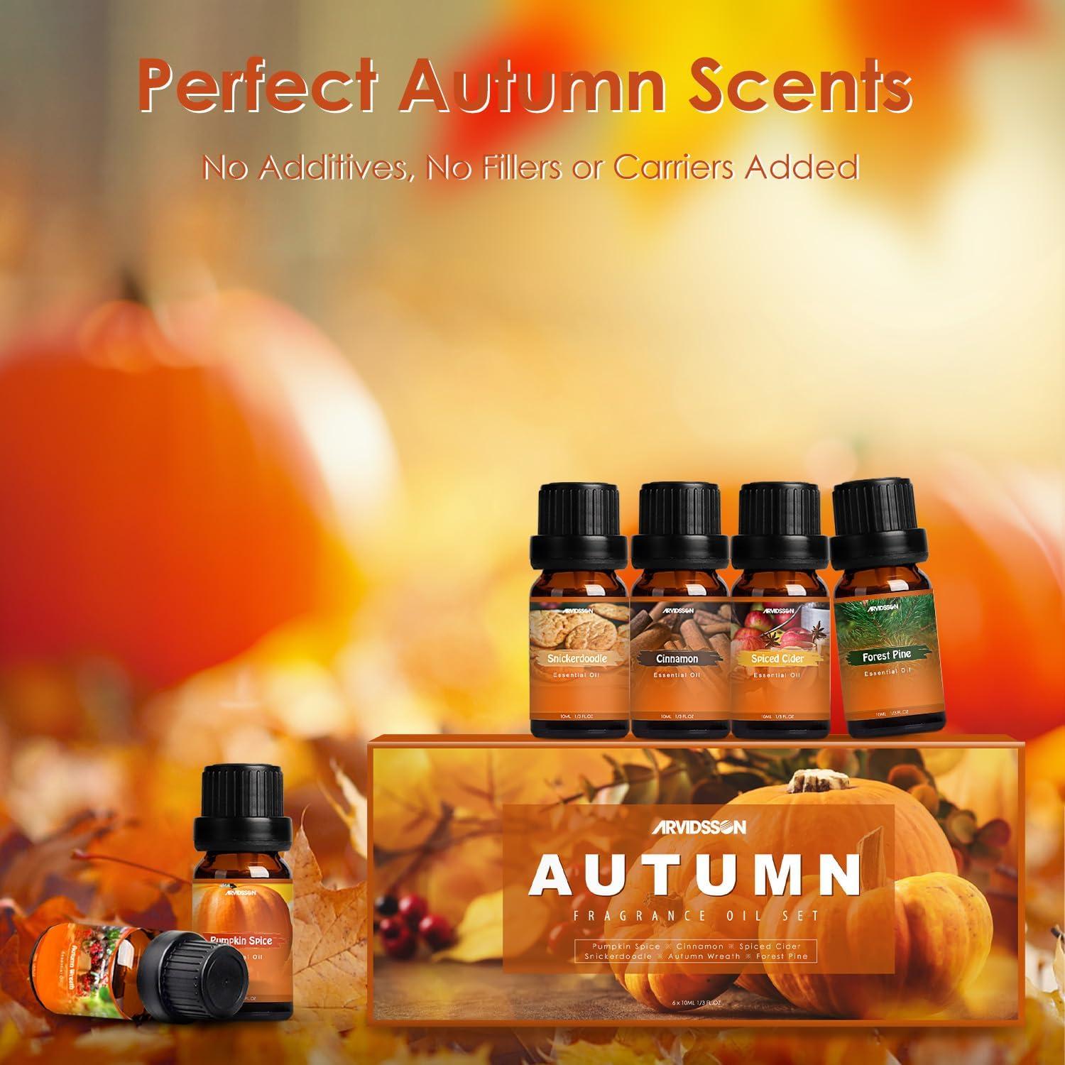 Juego de Aceites Aromáticos ARVIDSSON Otoño 6x10ml
