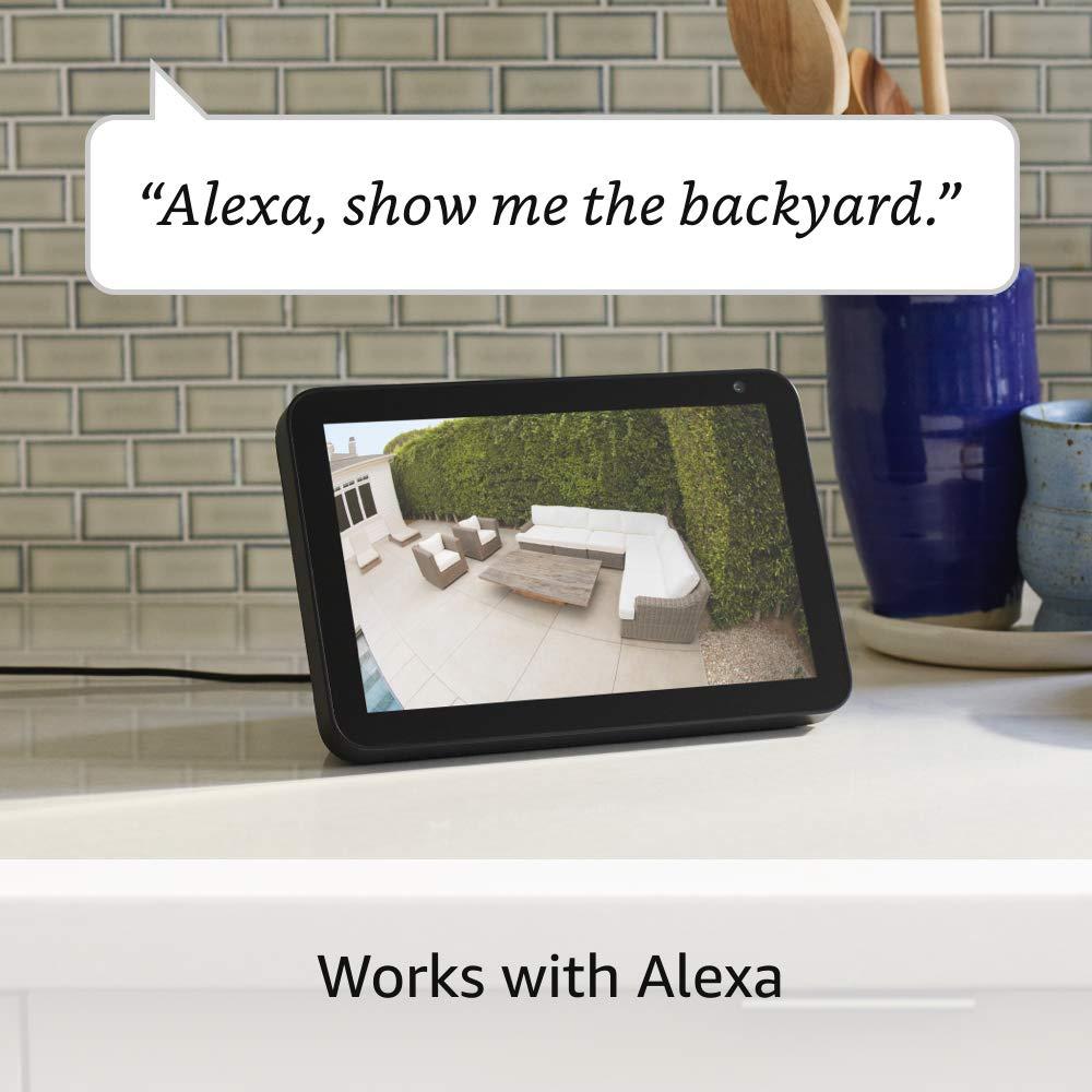 Like-New Ring Floodlight Cam Wired Pro with Bird’s Eye View and 3D Motion Detection (2021 release), Black