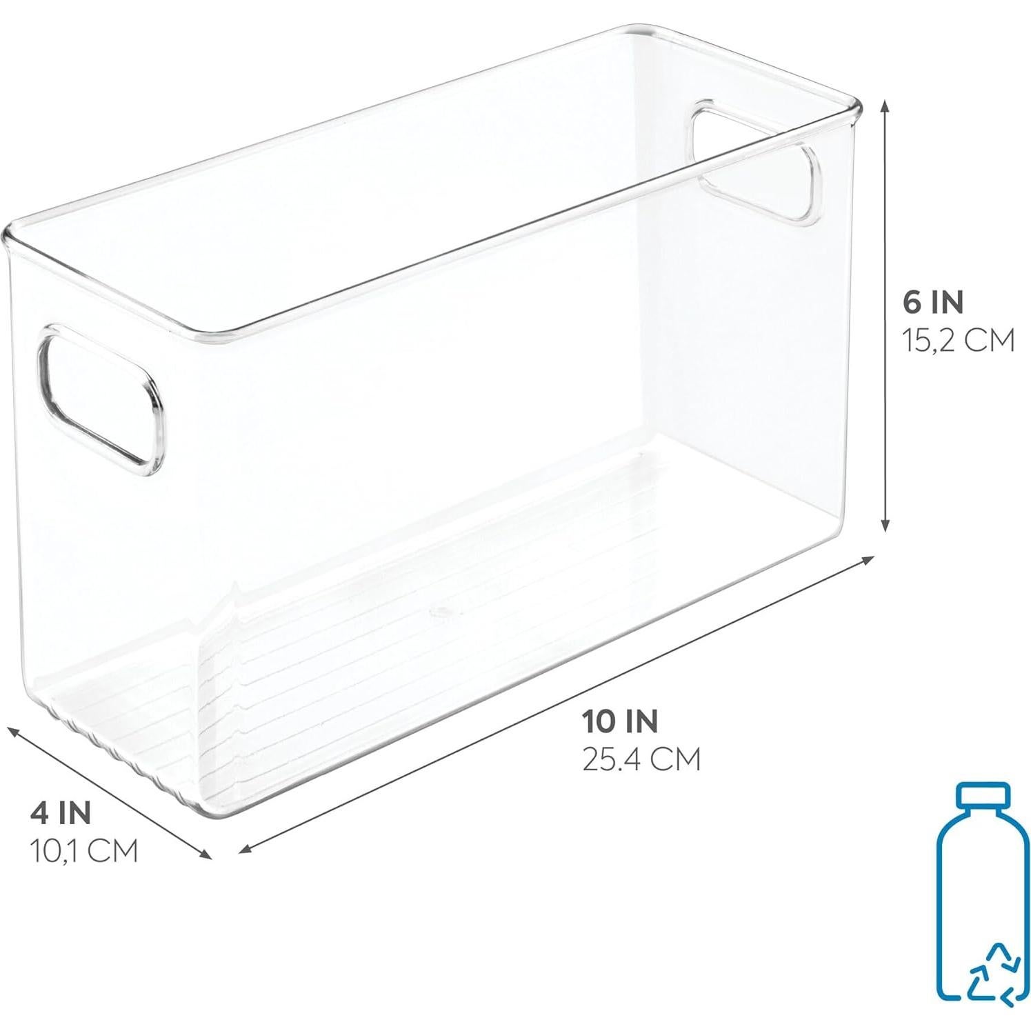 Contenedor de Almacenamiento iDesign 25.4x10.2x15.2 cm BPA Libre