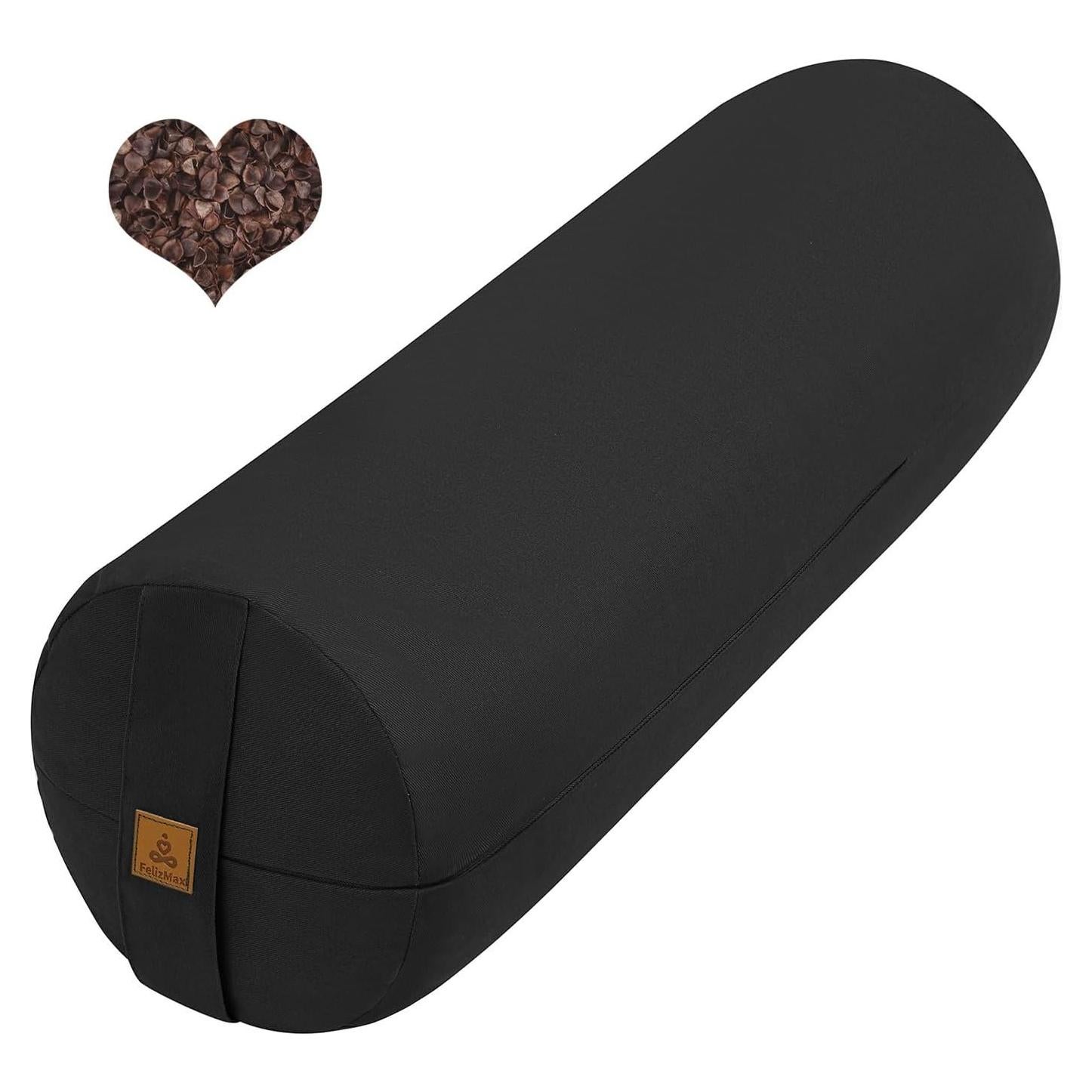 Cojín de Yoga FelizMax Orgánico 61x23 cm Soporte Meditación