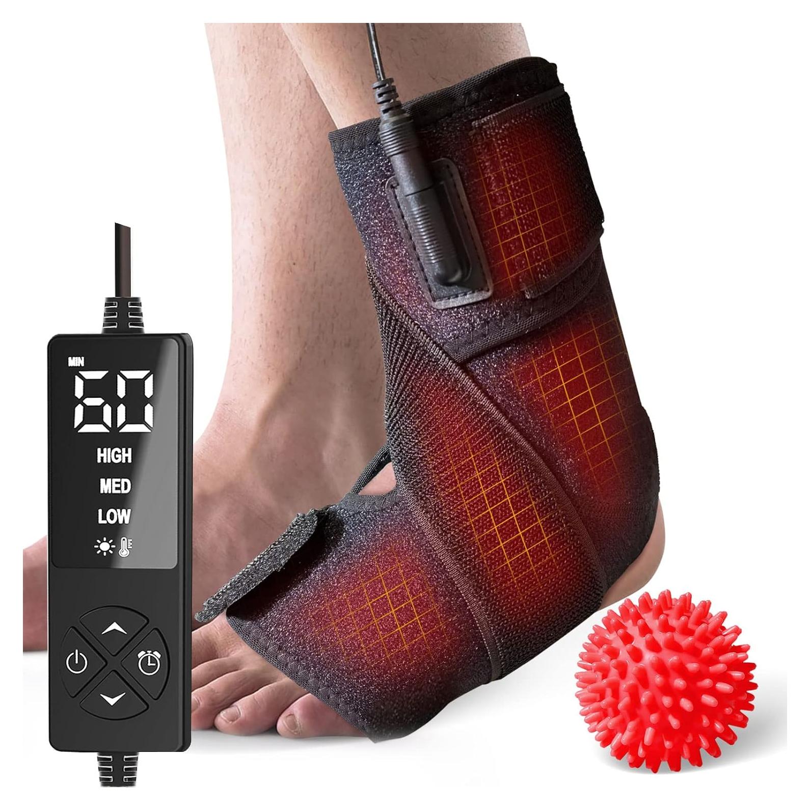 Faja Térmica para Tobillo Sticro con Masaje y Calor - Negro