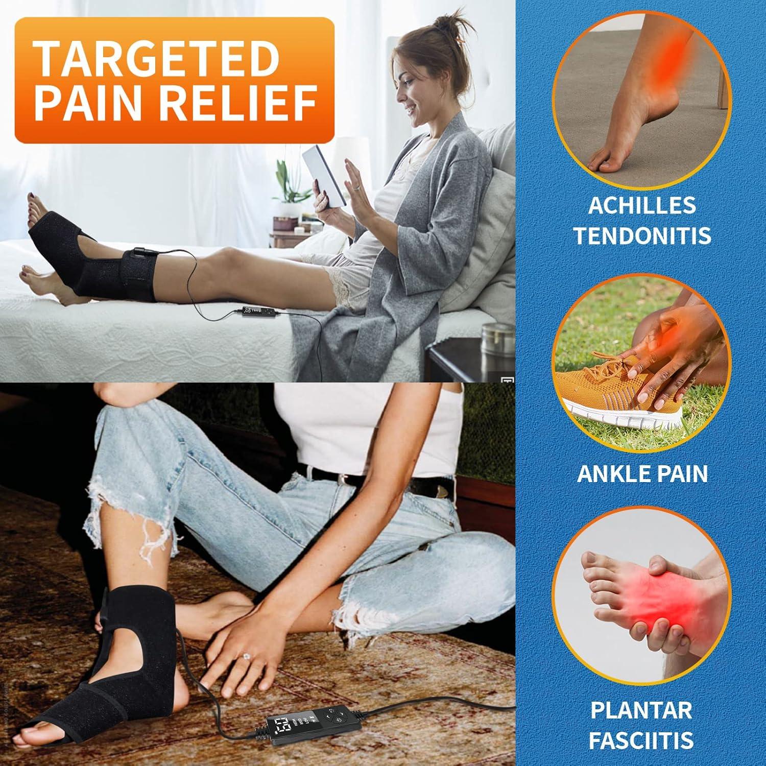 Faja Térmica para Tobillo Sticro con Masaje y Calor - Negro