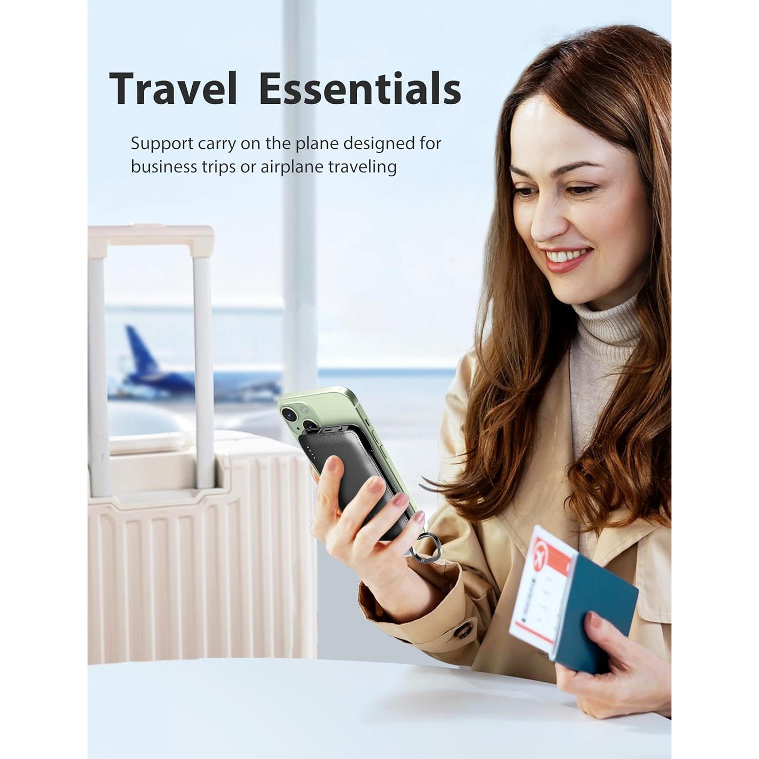 Banco de Energía TG90° 10000mAh con Enchufe AC Plegable