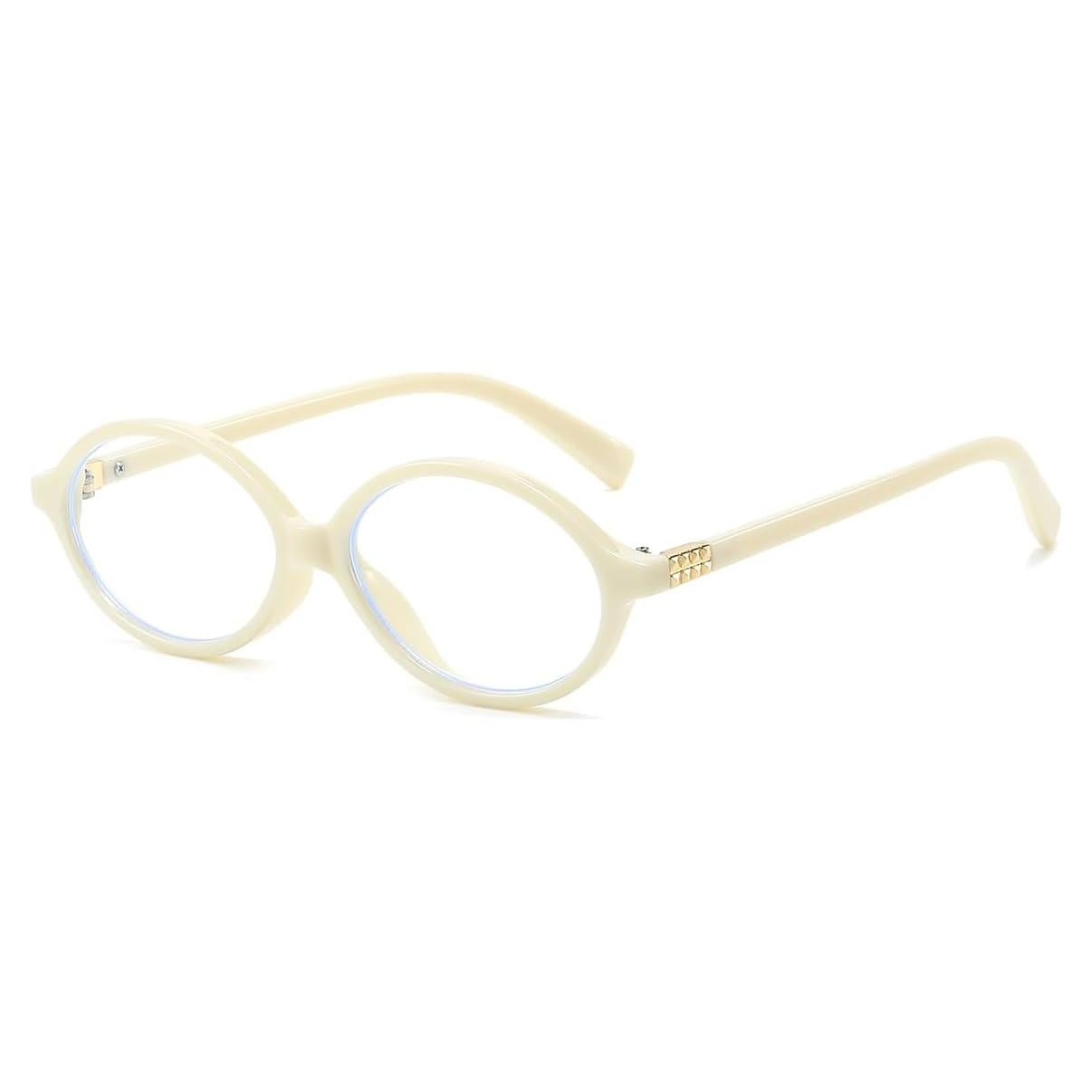 Gafas Retro Ovaladas JOVAKIT con Bloqueo Luz Azul 54mm