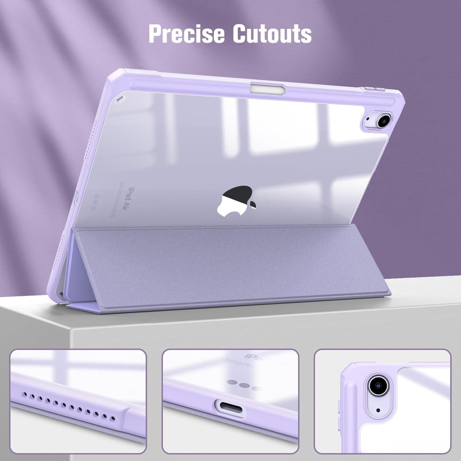 Funda Híbrida Slim Fintie para iPad Air 10.9" 2022-2025